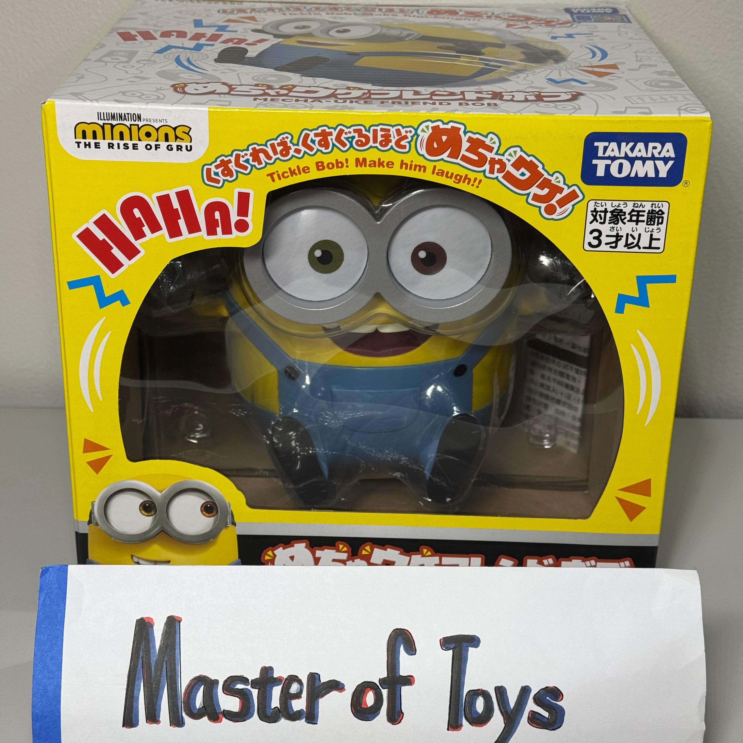 Takara Tomy Ilumination Minions the Rise Gru Mecha-Uke Friend Bob Tickle Sound - Ready Stock