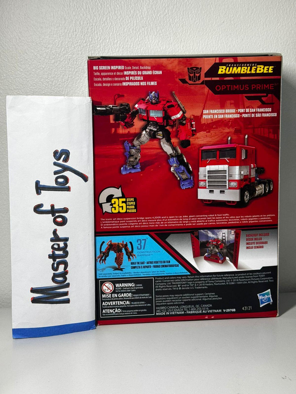 Hasbro Transformers Bumblebee Studio Series Optimus Prime 38 - Ready Stock