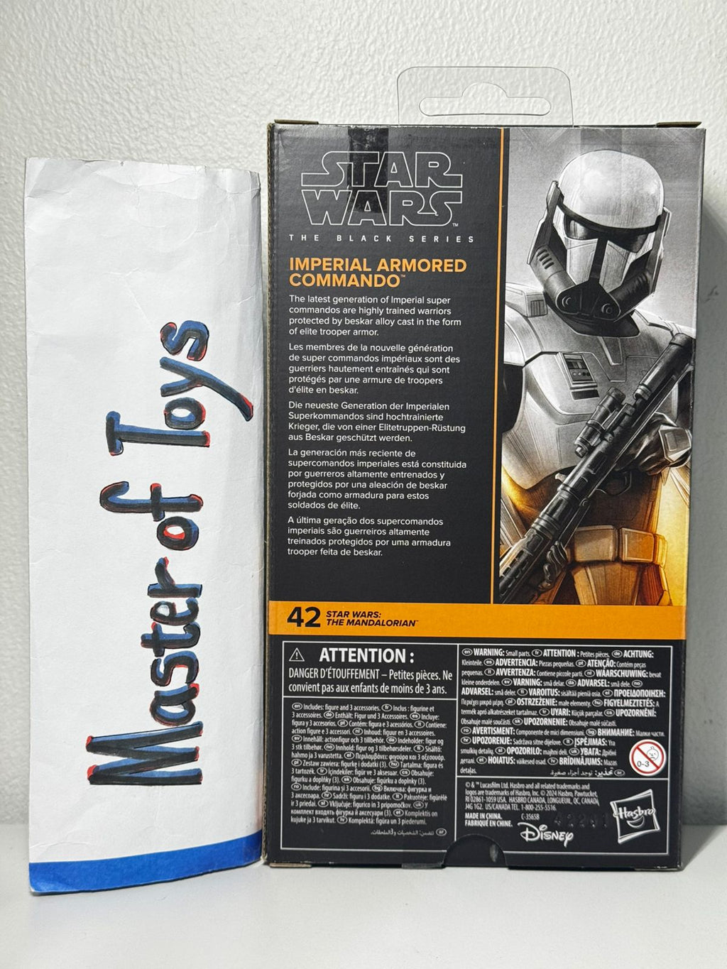 Hasbro Star Wars The Black Series Star Wars: The Mandalorian Imperial Armored Commando 42 - Ready Stock