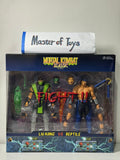 McFarlane Mortal Kombat Klassic Fight Liu Kang vs Reptile Battle 3 Game Verse - Ready Stock