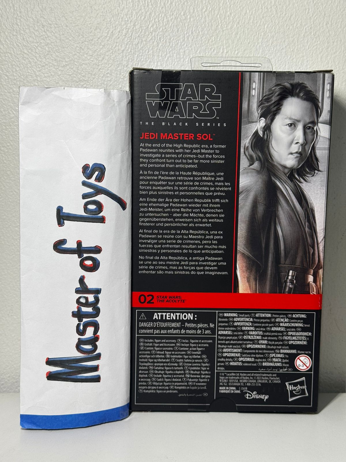 Hasbro Star Wars The Black Series Star Wars: The Acolyte Jedi Master Sol 02 - Ready Stock