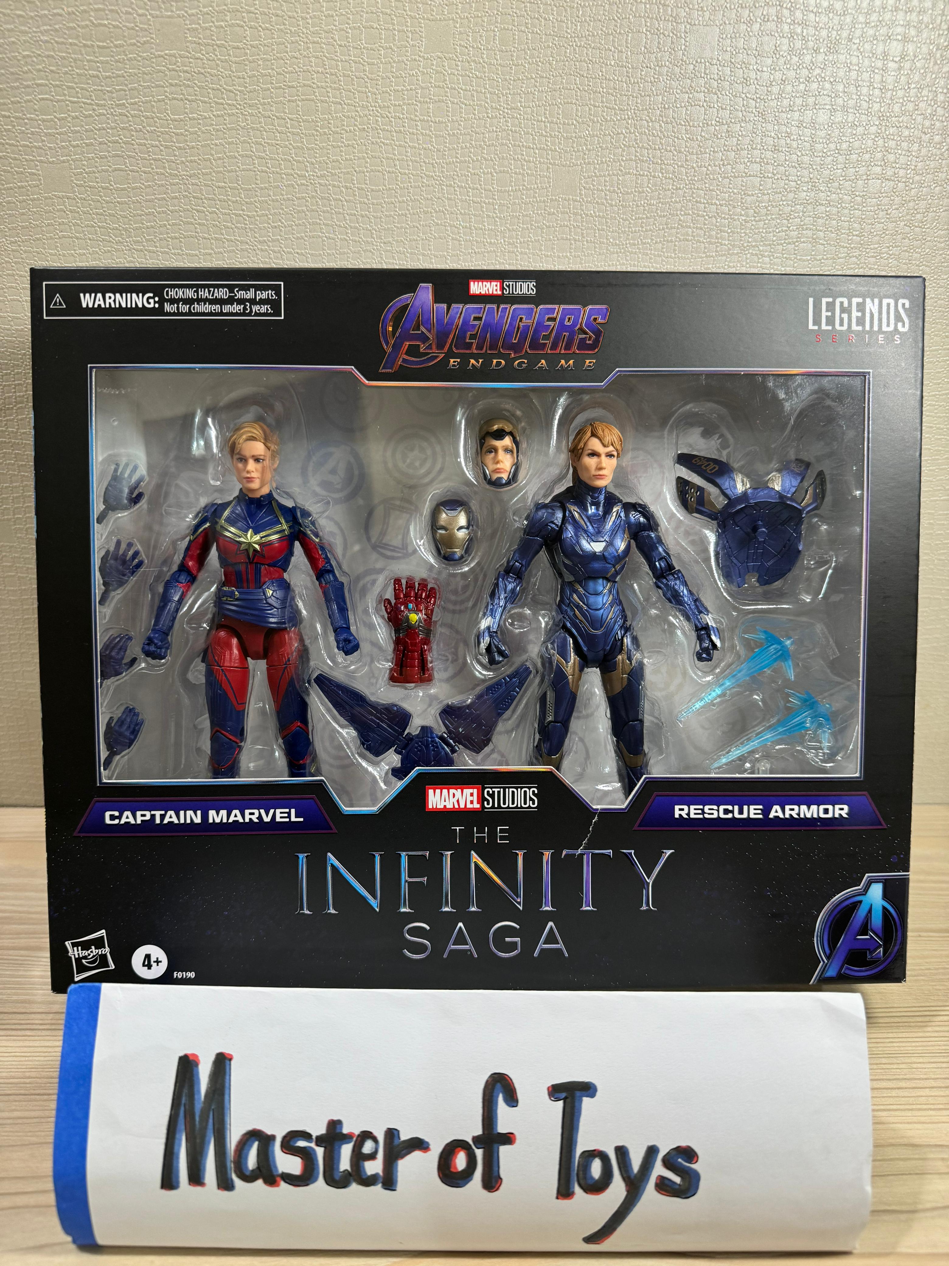Hasbro Marvel Legends Series Marvel Studios Avenger End Game Captain Marvel & Rescue Armor - Ready Stock