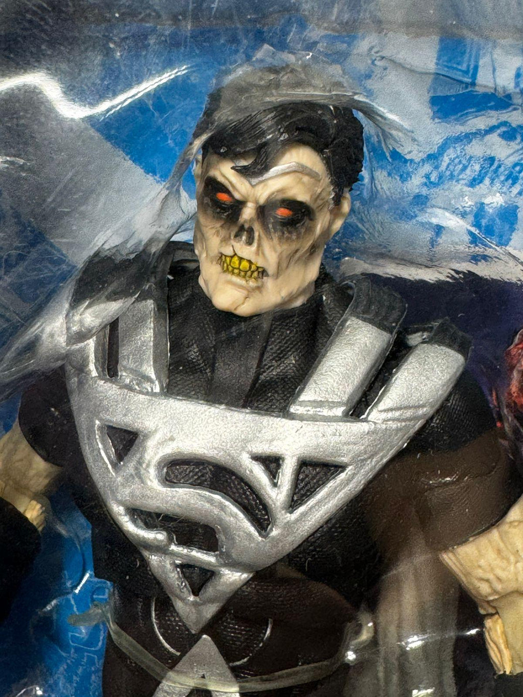 McFarlane DC Multiverse Black Lantern Superman (Blackest Night) With CTB Atrocitus - Ready Stock