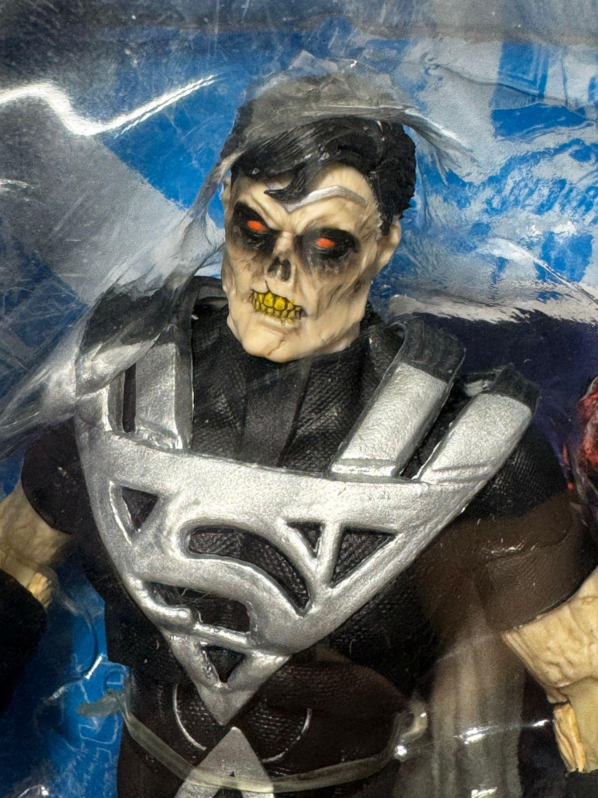 McFarlane DC Multiverse Black Lantern Superman (Blackest Night) With CTB Atrocitus - Ready Stock