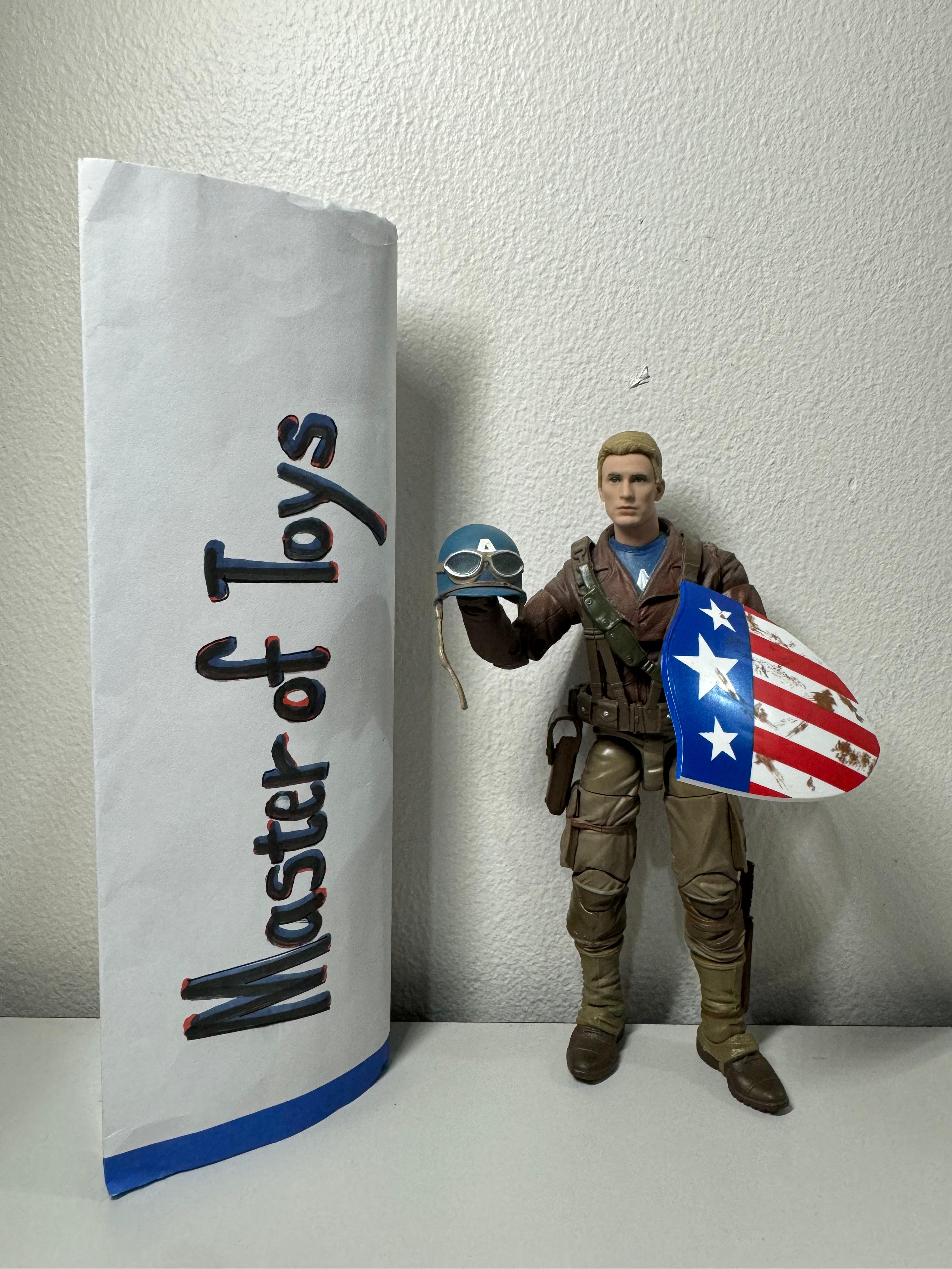 Hasbro Marvel Legends Captain America Only From 2 Packs Captain America & Peggy Carter No Box - Ready Stock