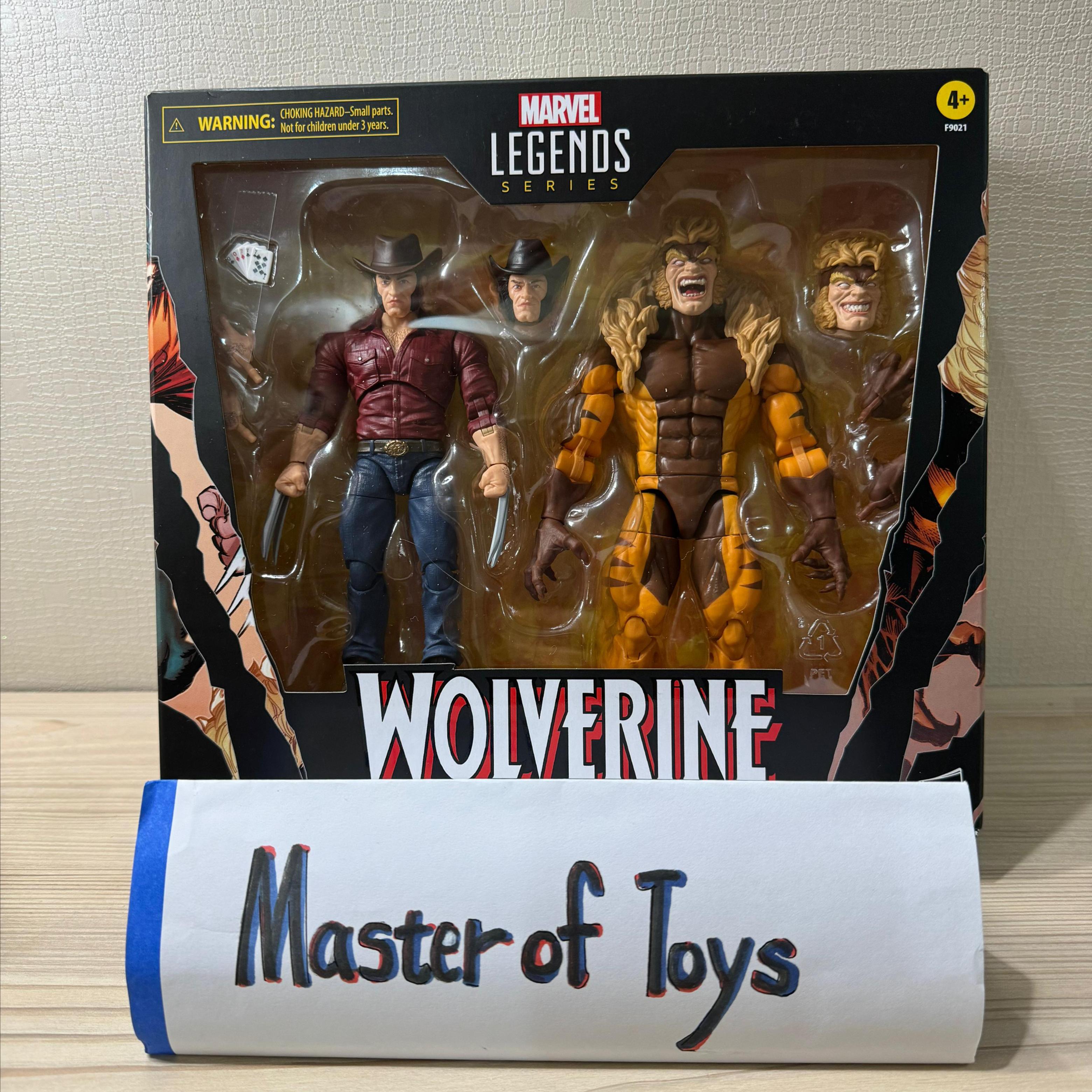 Hasbro Marvel Legends Series 50 Years Wolverine Logan Sabretooth 2 Packs - Ready Stock