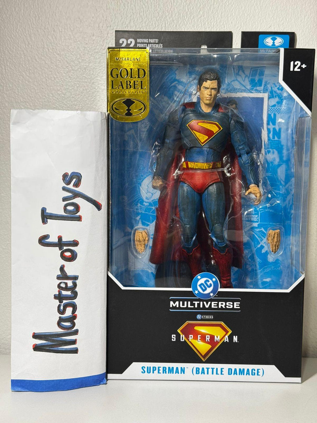 McFarlane DC Multiverse Superman Battle Damage (Superman) Gold Label - Ready Stock