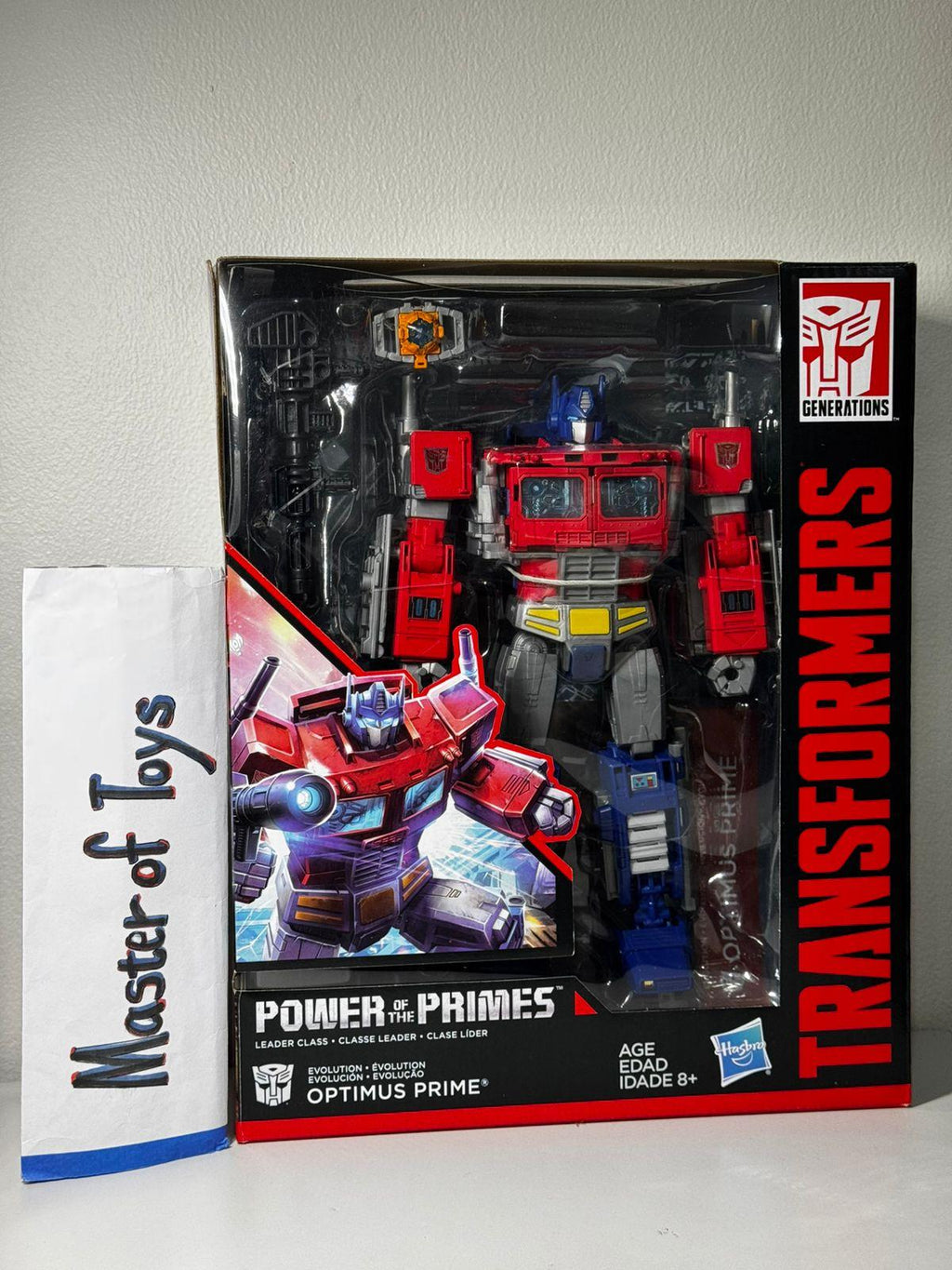 Hasbro Transformers Power of the Primes Leader Class Evolution Optimus Prime - Ready Stock