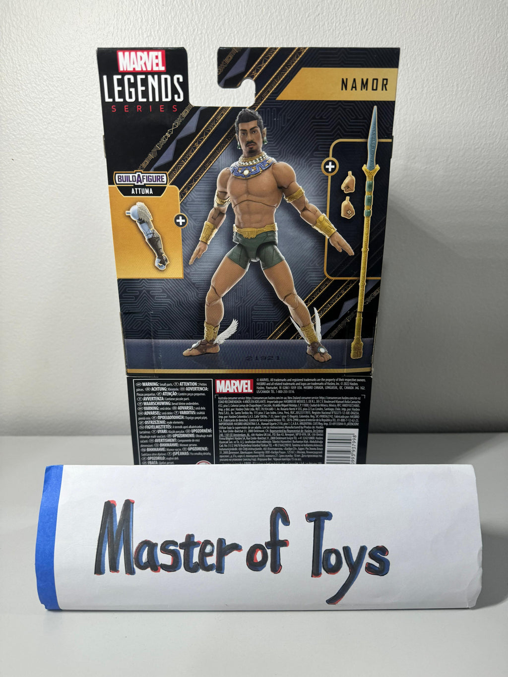 Hasbro Marvel Legends Series Black Panther Wakanda Forever Namor Without BAF - Ready Stock
