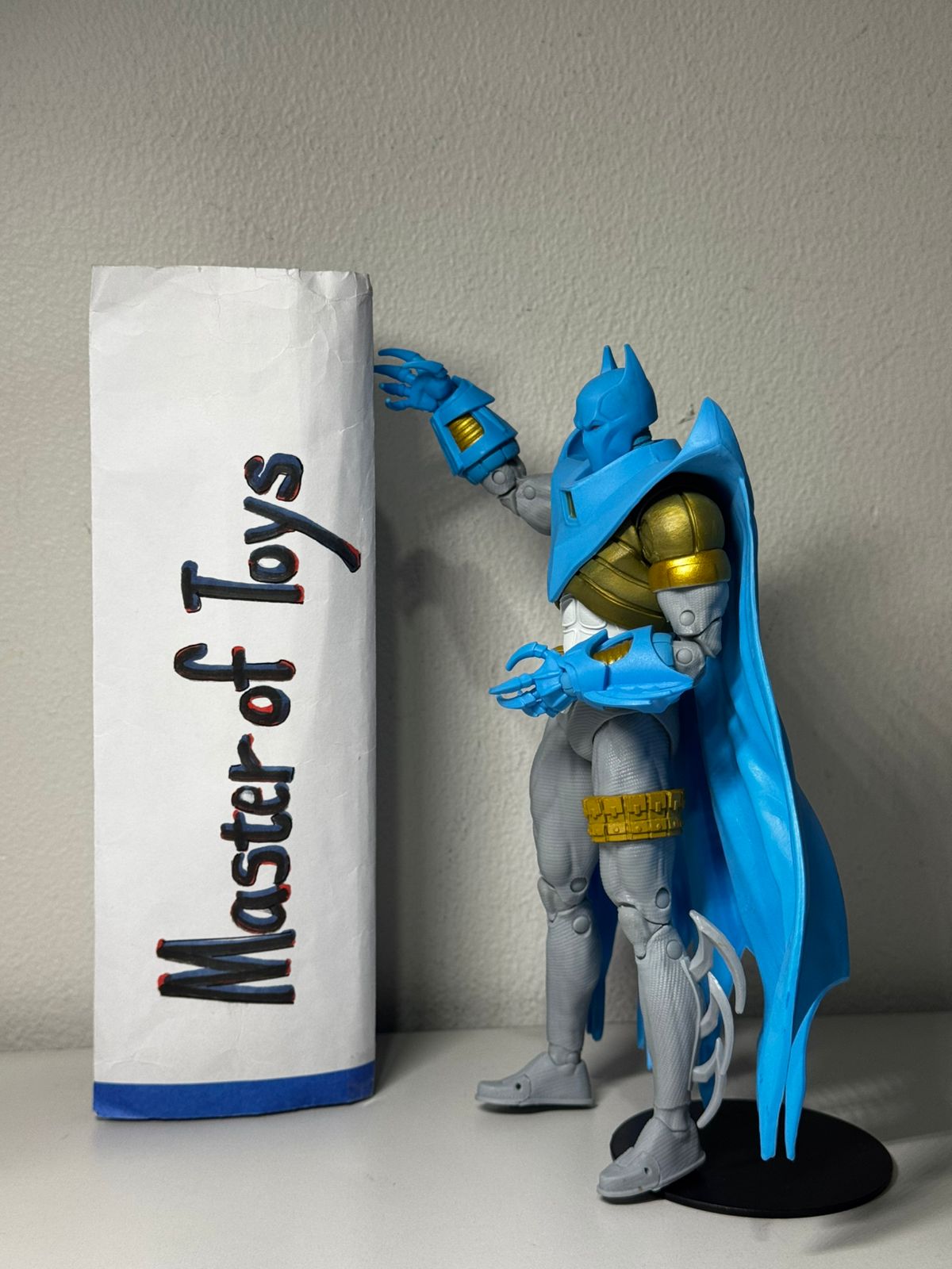 McFarlane DC Multiverse Azrael Batman Armor Gold Label Blue NO BOX - Ready Stock
