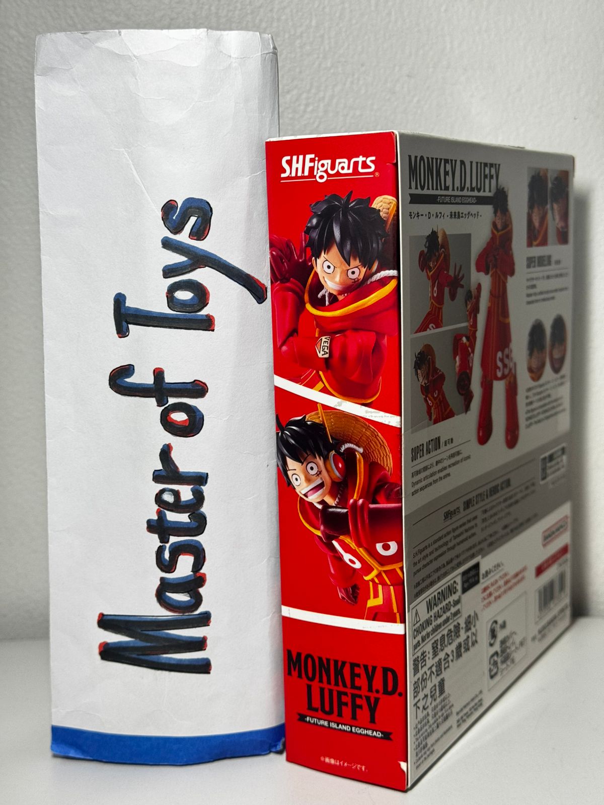 Bandai SHF One Piece Monkey D Luffy Future Island Egghead - Ready Stock