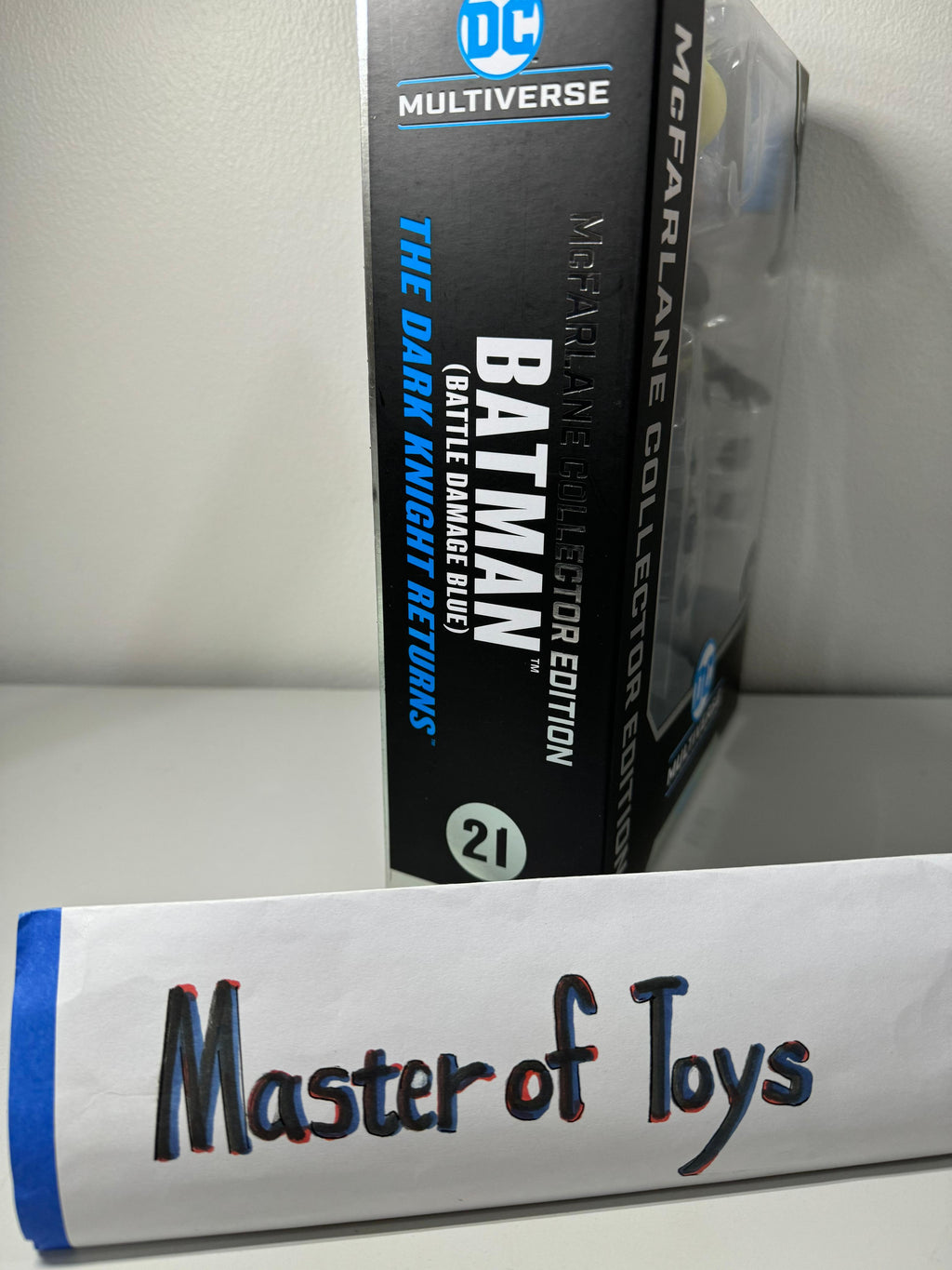 McFarlane Collector Edition DC Multiverse Batman (Battle Damage Blue) The Dark Knight Returns Platinum Edition - Ready Stock