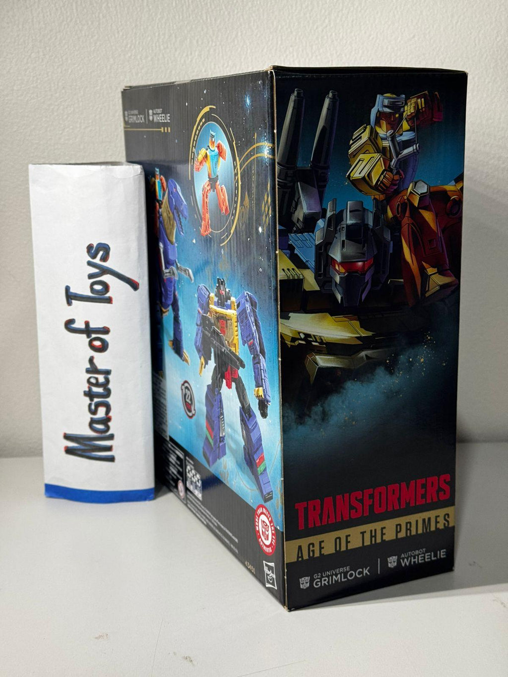 Hasbro Transformers Age of the Primes G2 Universe Grimlock | Autobot Wheelie - Ready Stock