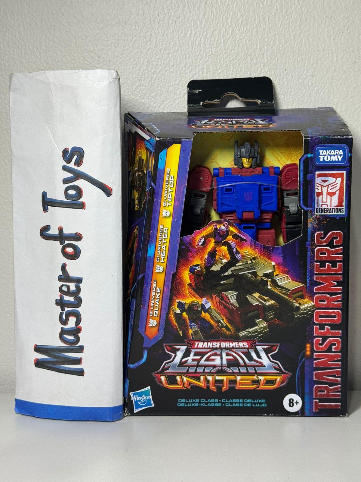 Hasbro Transformers Legacy United G1 Universe Quake | Heater | Tiptop - Ready Stock