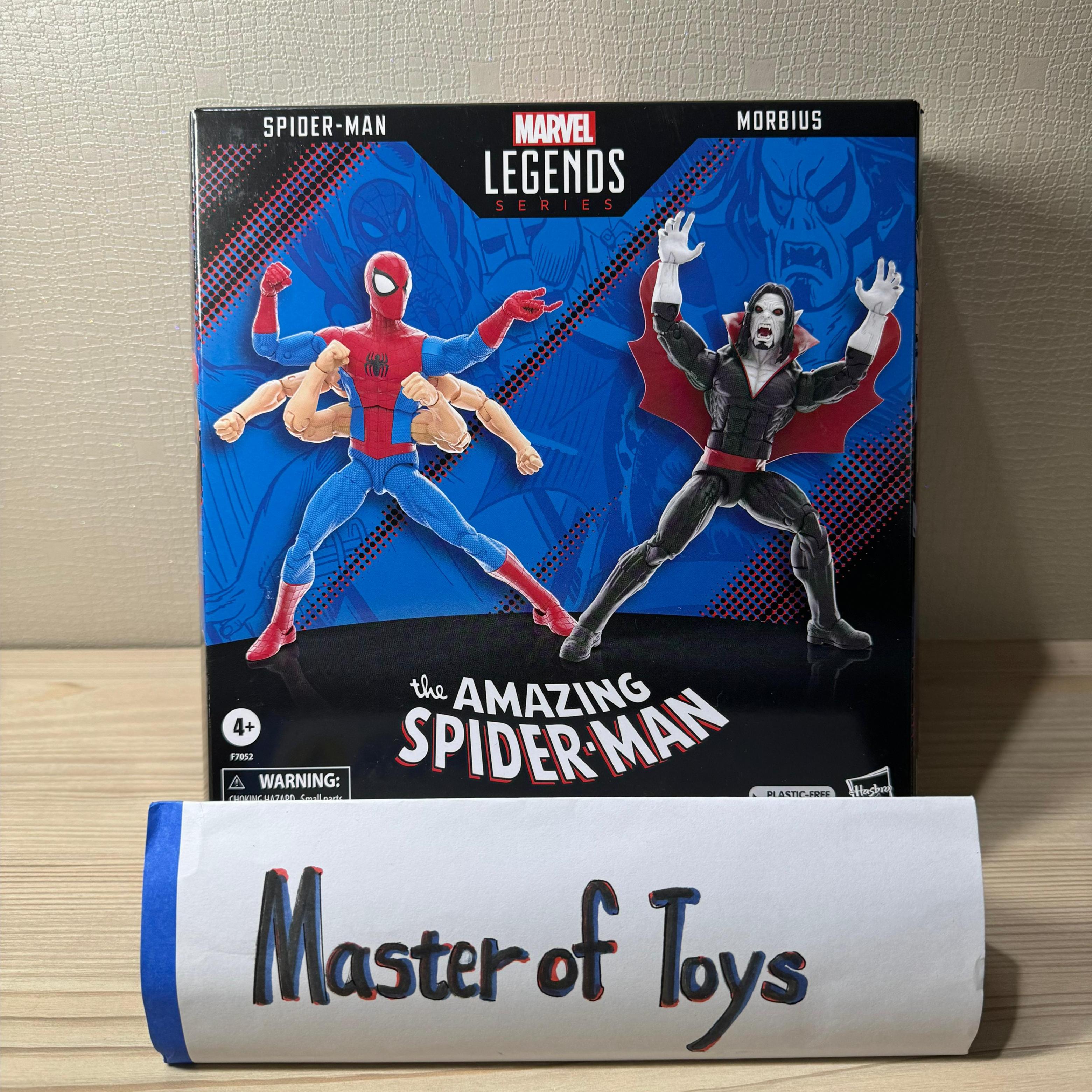 Hasbro Marvel Legends Series Spiderman Morbius The Amazing Spiderman Six Arms - Ready Stock