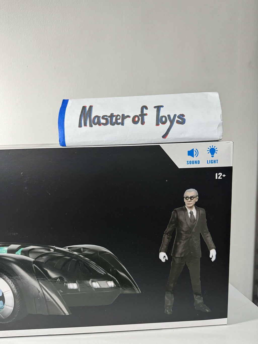 McFarlane DC Multiverse Alfred Pennyworth & Batmobile (Batman Forever) Gold Label - Ready Stock