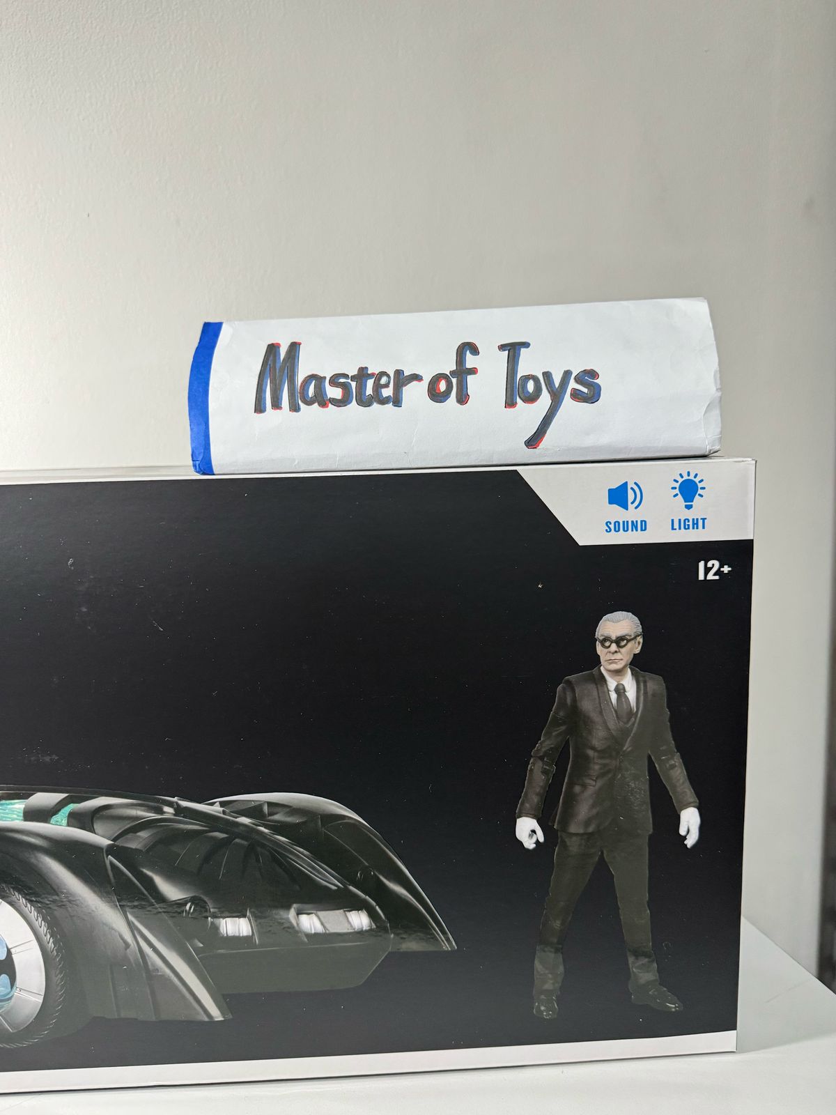 McFarlane DC Multiverse Alfred Pennyworth & Batmobile (Batman Forever) Gold Label - Ready Stock