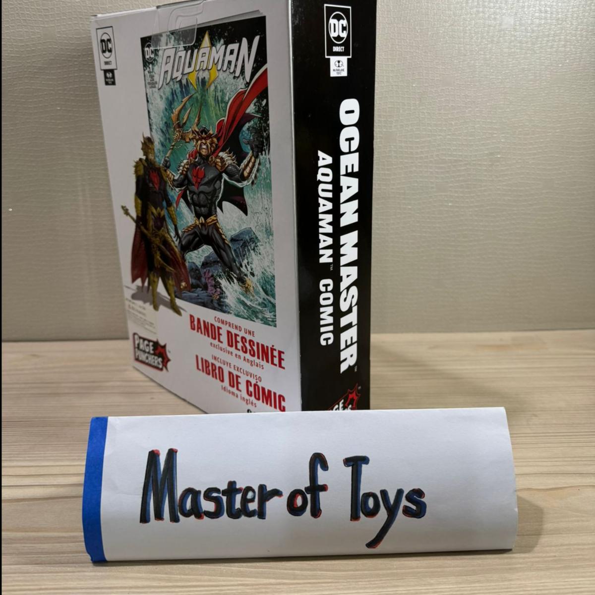 McFarlane DC Direct Ocean Master Aquaman Comic Page Punchers - Ready Stock