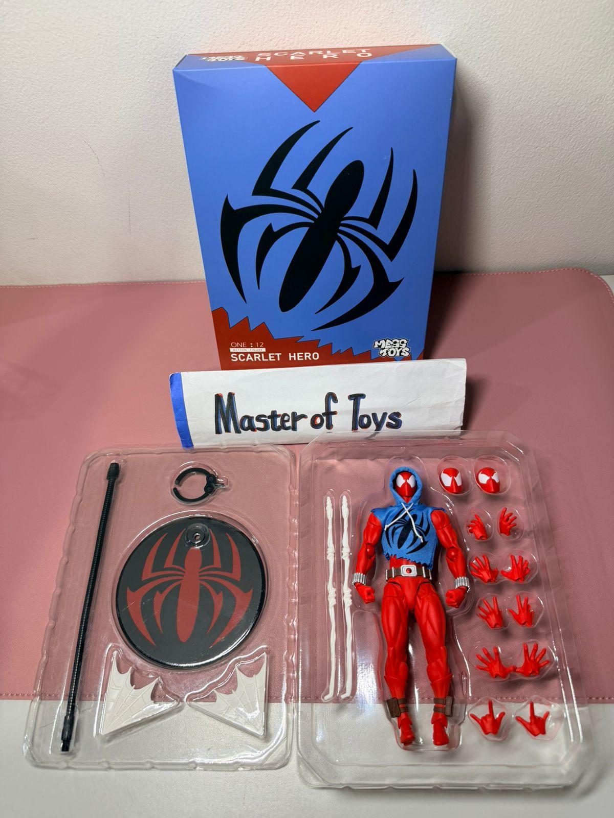 Mess Toys Action Figure Scarlet Hero Spiderman - Ready Stock