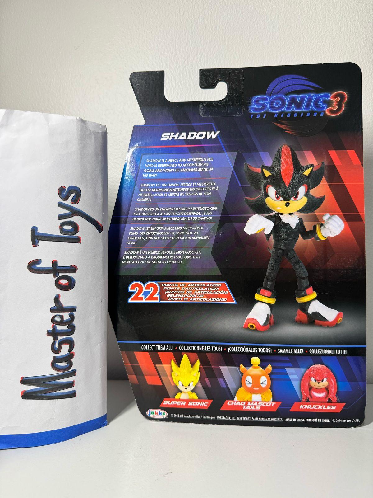 Jakks Pacific Sonic 3 The Hedgehog Shadow Mouth Effect - Ready Stock