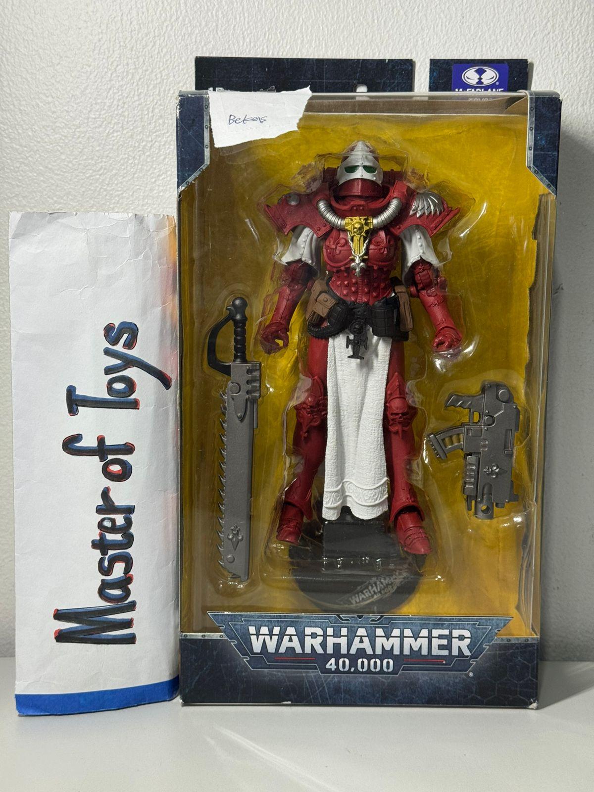 McFarlane Warhammer 40k Adepta Sororitas Battle Sister the Order of the Bloody Rose BIB - Ready Stock