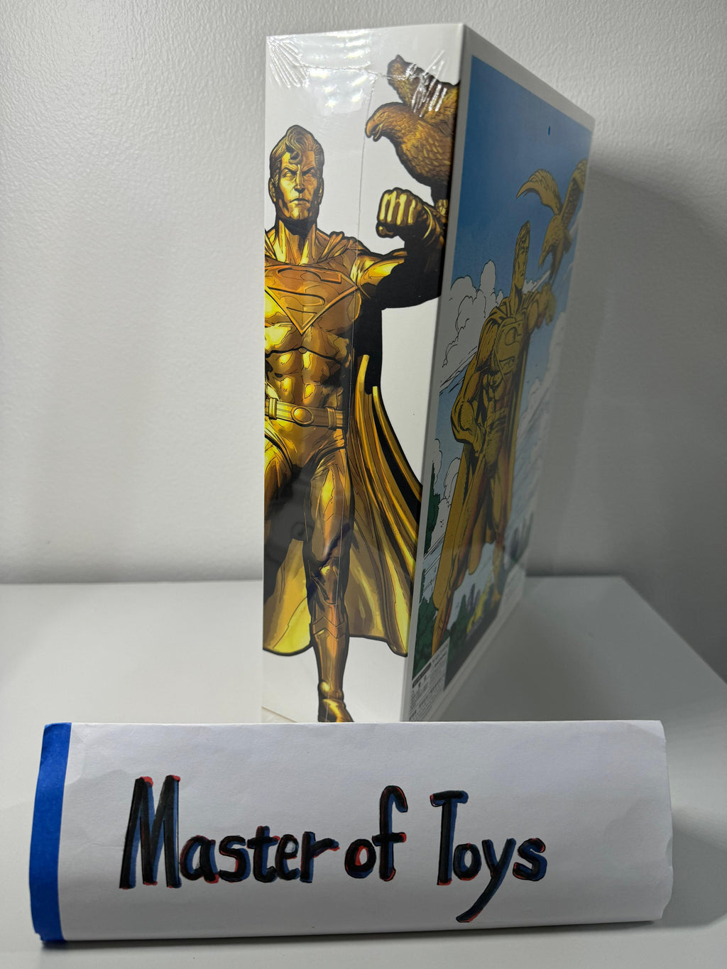 McFarlane DC Multiverse Gold Label Collection Superman Centennial Park Tribute Statue - Ready Stock