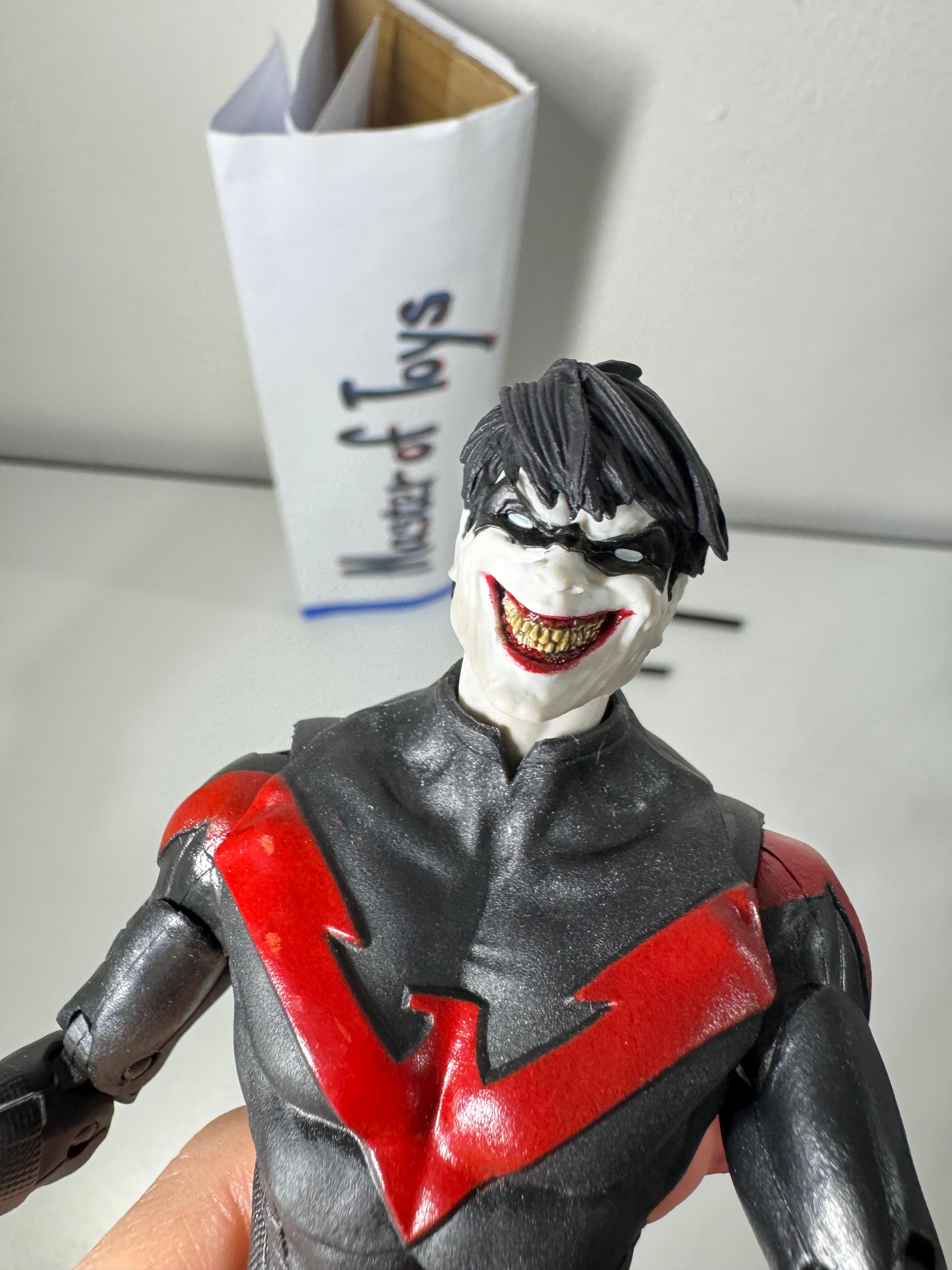 McFarlane Batman Nightwing Joker Infected No Box - Ready Stock