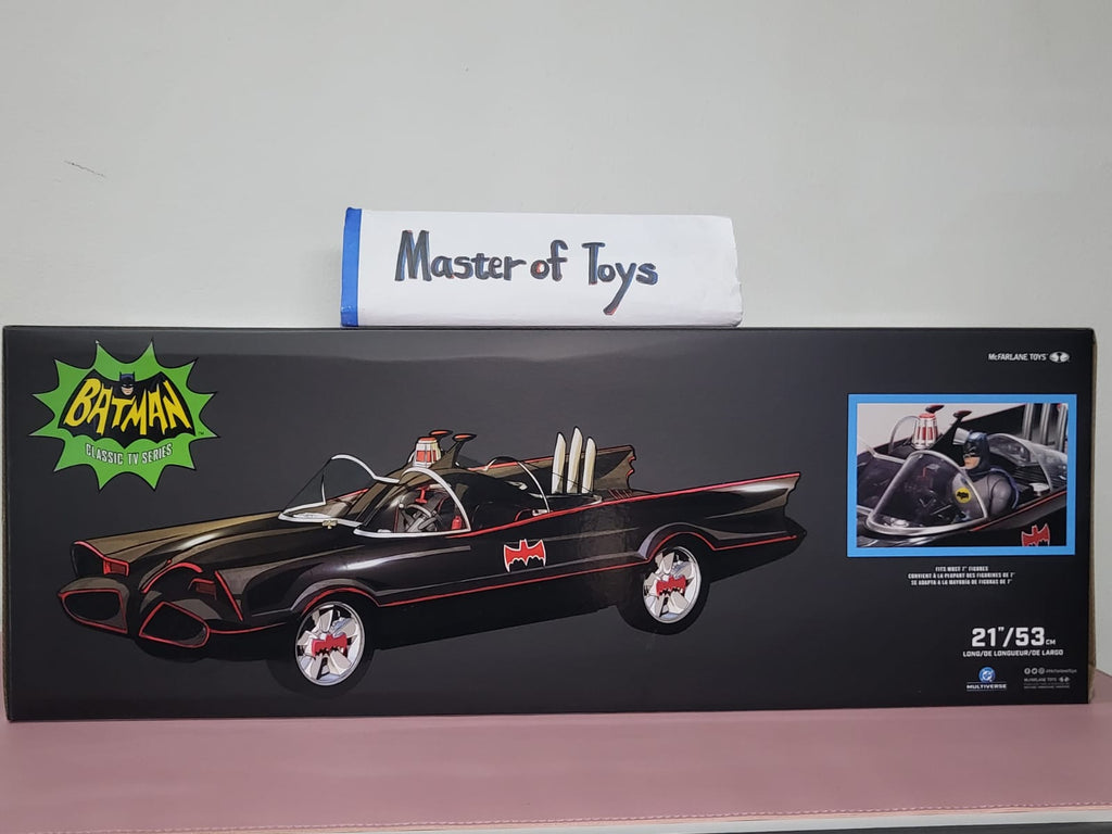 McFarlane DC Multiverse Batmobile (Batman: Classic Tv Series 21" / 53cm - Ready Stock