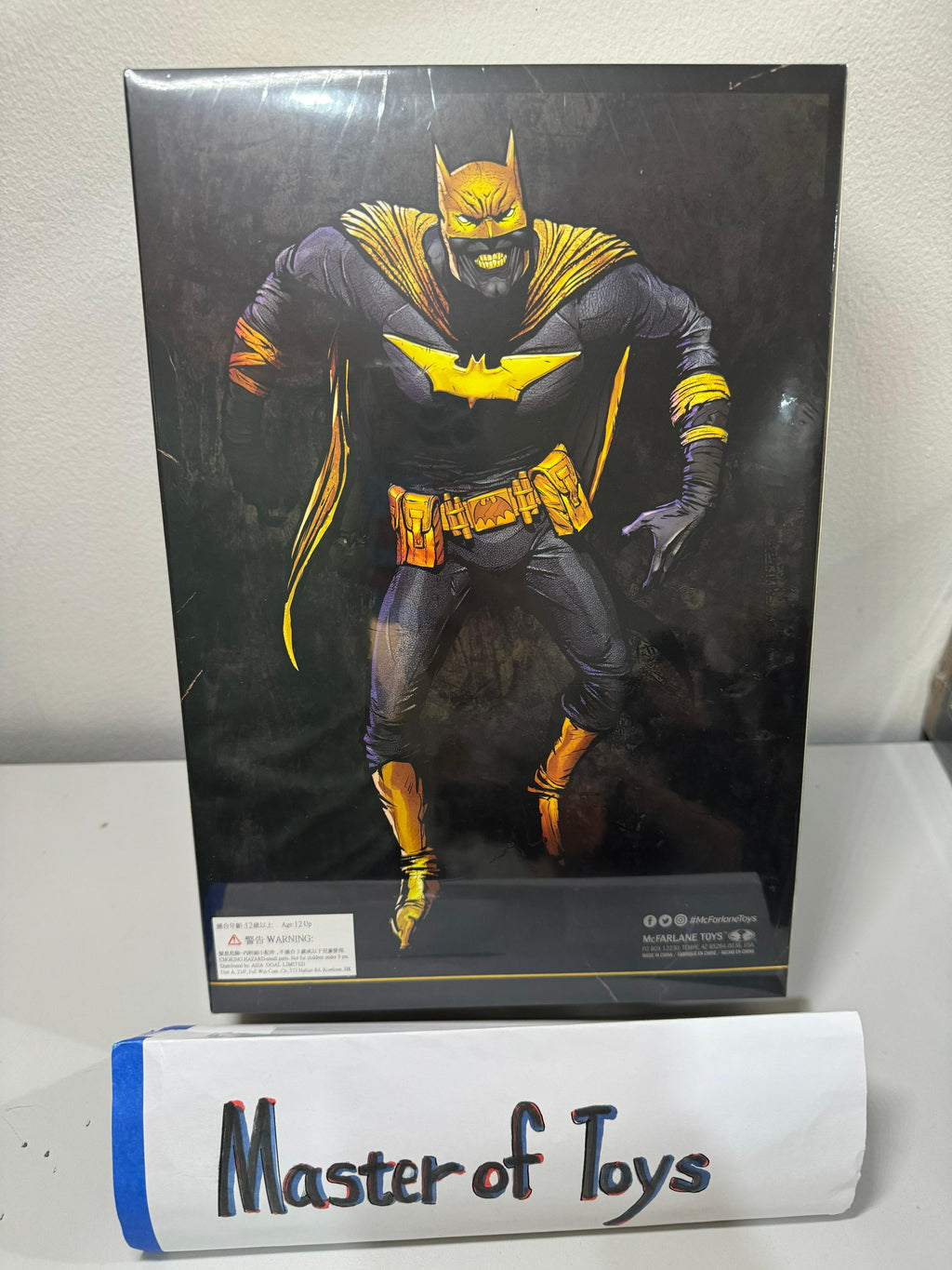 McFarlane DC Multiverse Gold Label Collection The Batman Who Laughs Batman of the Earth-22 Infected (Dark Metal Knightmare Edition) - Ready Stock