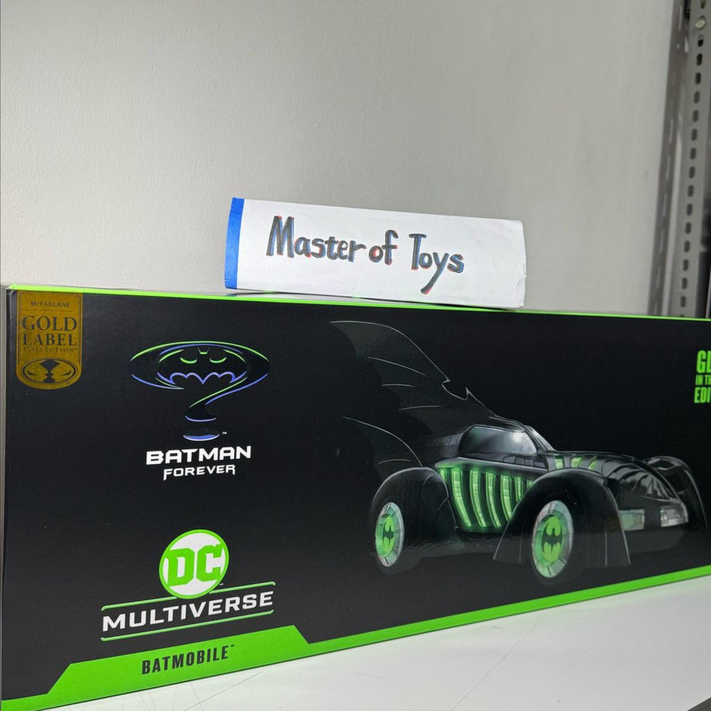 McFarlane DC Multiverse Batmobile Glow in the Dark Edition (Batman Forever) Gold Label Collection 31" / 78.7cm - Ready Stock