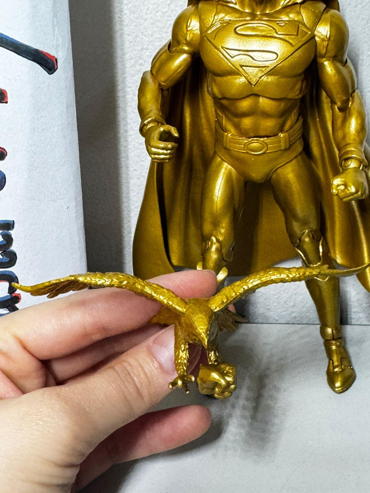 McFarlane DC Multiverse Gold Label Superman Centennial Park Tribute Statue Only No Box - Ready Stock