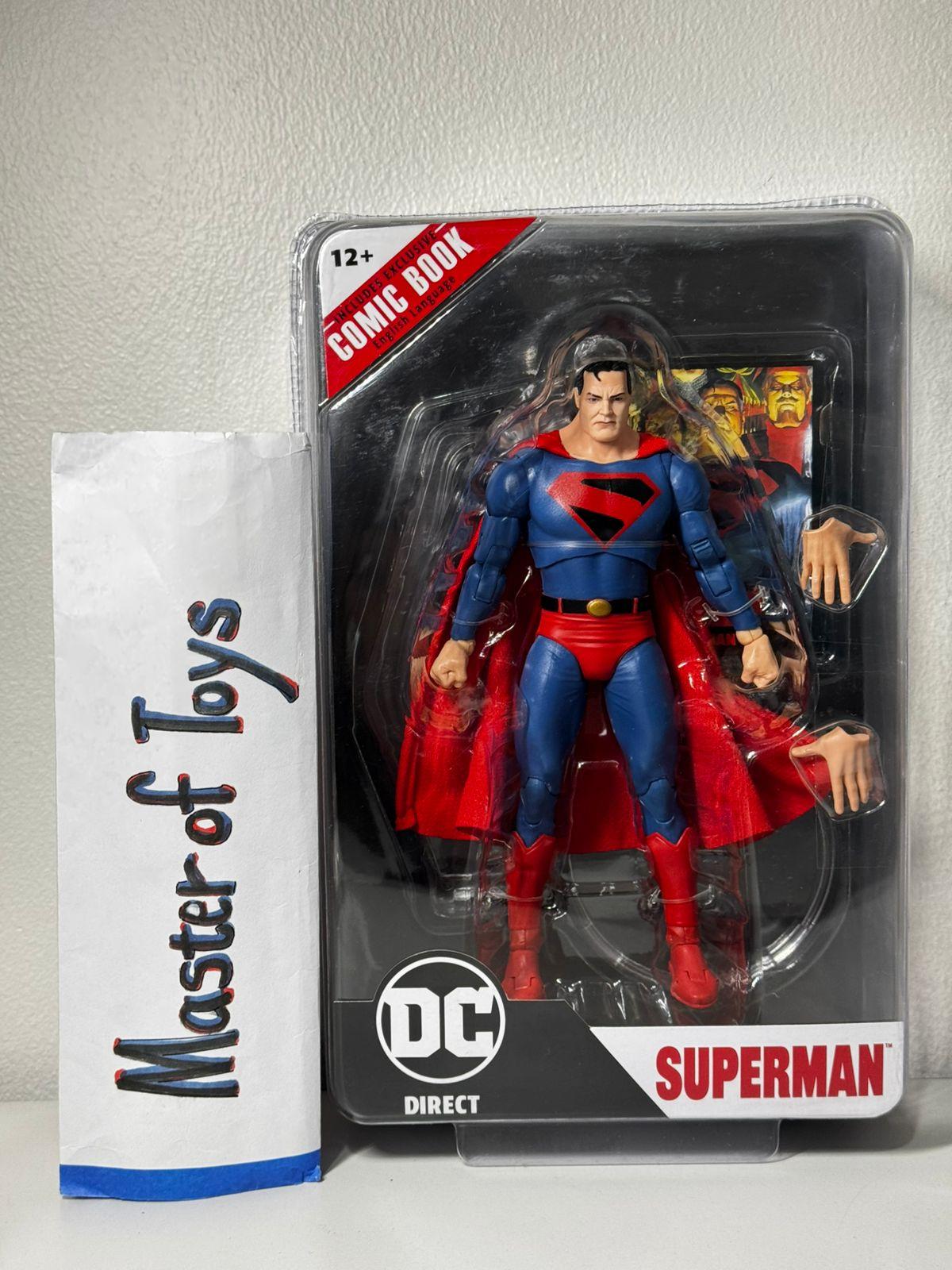 McFarlane DC Direct Superman Kingdom Come With Comic Book - Ready Stock