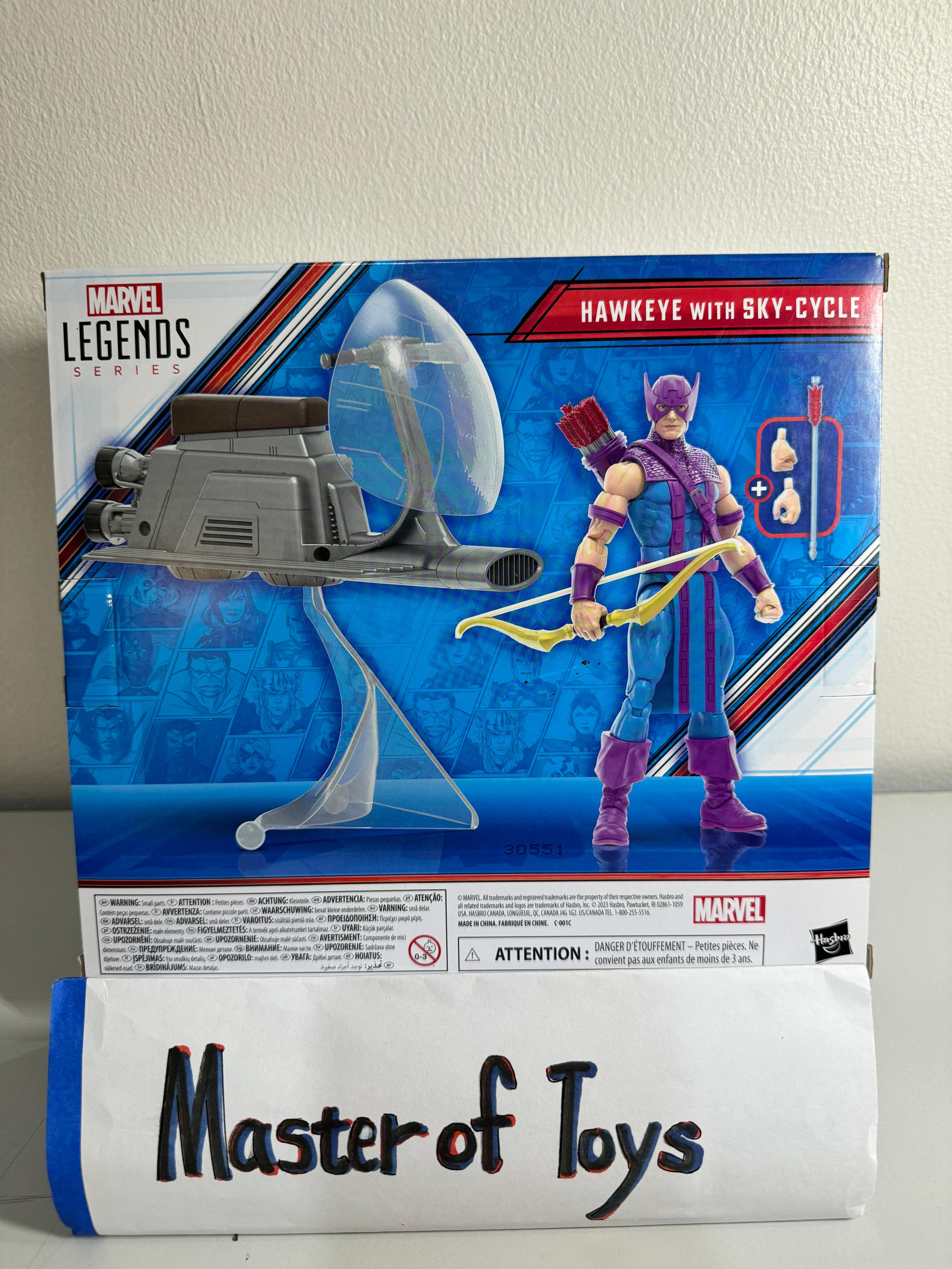 Hasbro Marvel Legends Series Marvel Avengers Beyond Earth's Mightiest Hawkeye With Sky-Cycle Sixty Years of Earth's Mightiest - Ready Stock