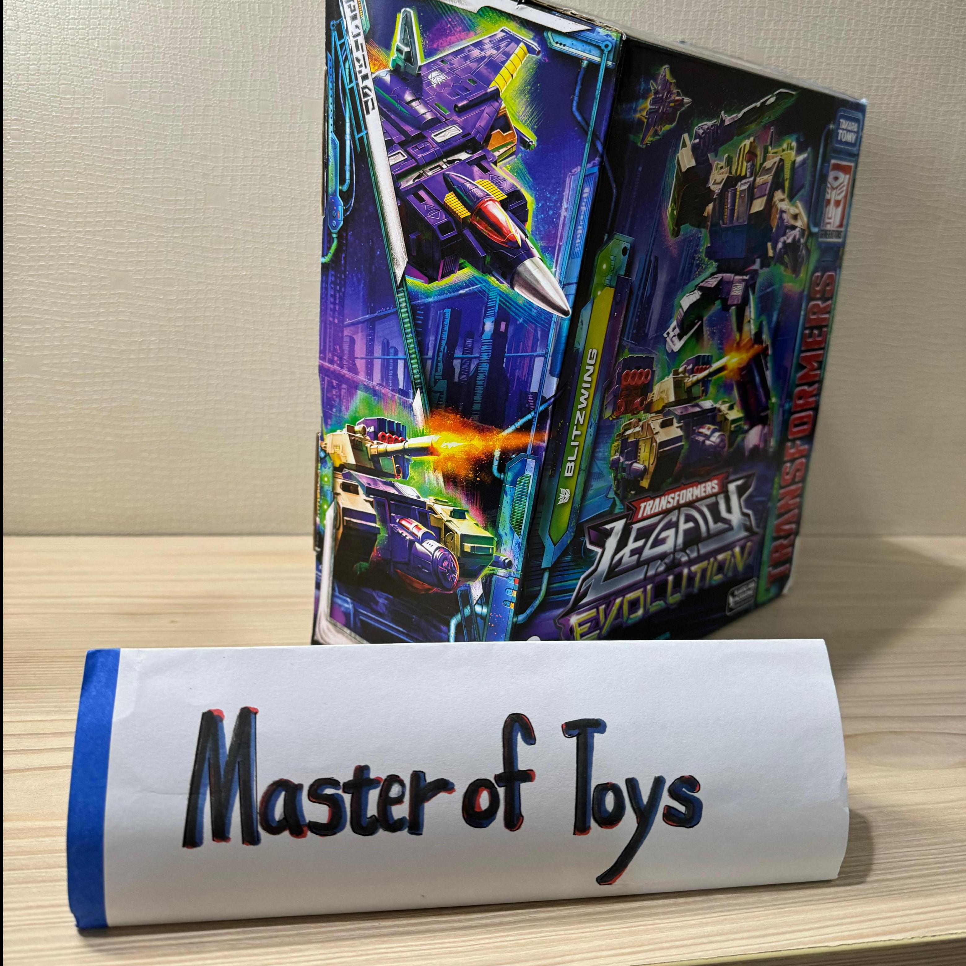 Hasbro Transformers Legacy Evolution Leader Class Blitzwing - Ready Stock