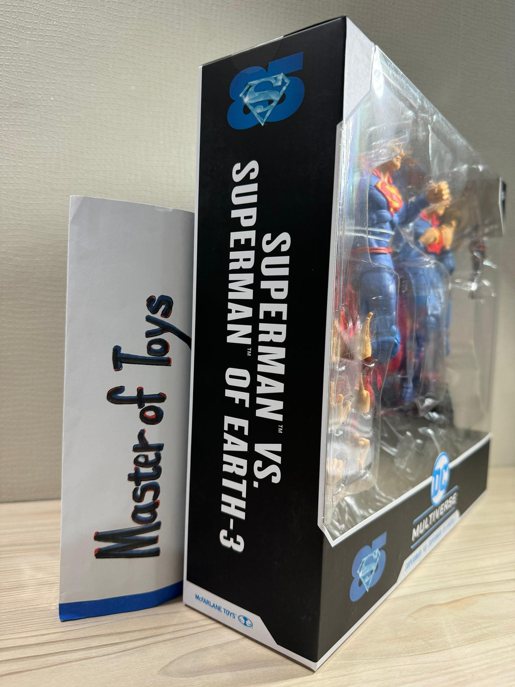 McFarlane DC Multiverse Superman VS Superman Of The Earth-3 - Ready Stock