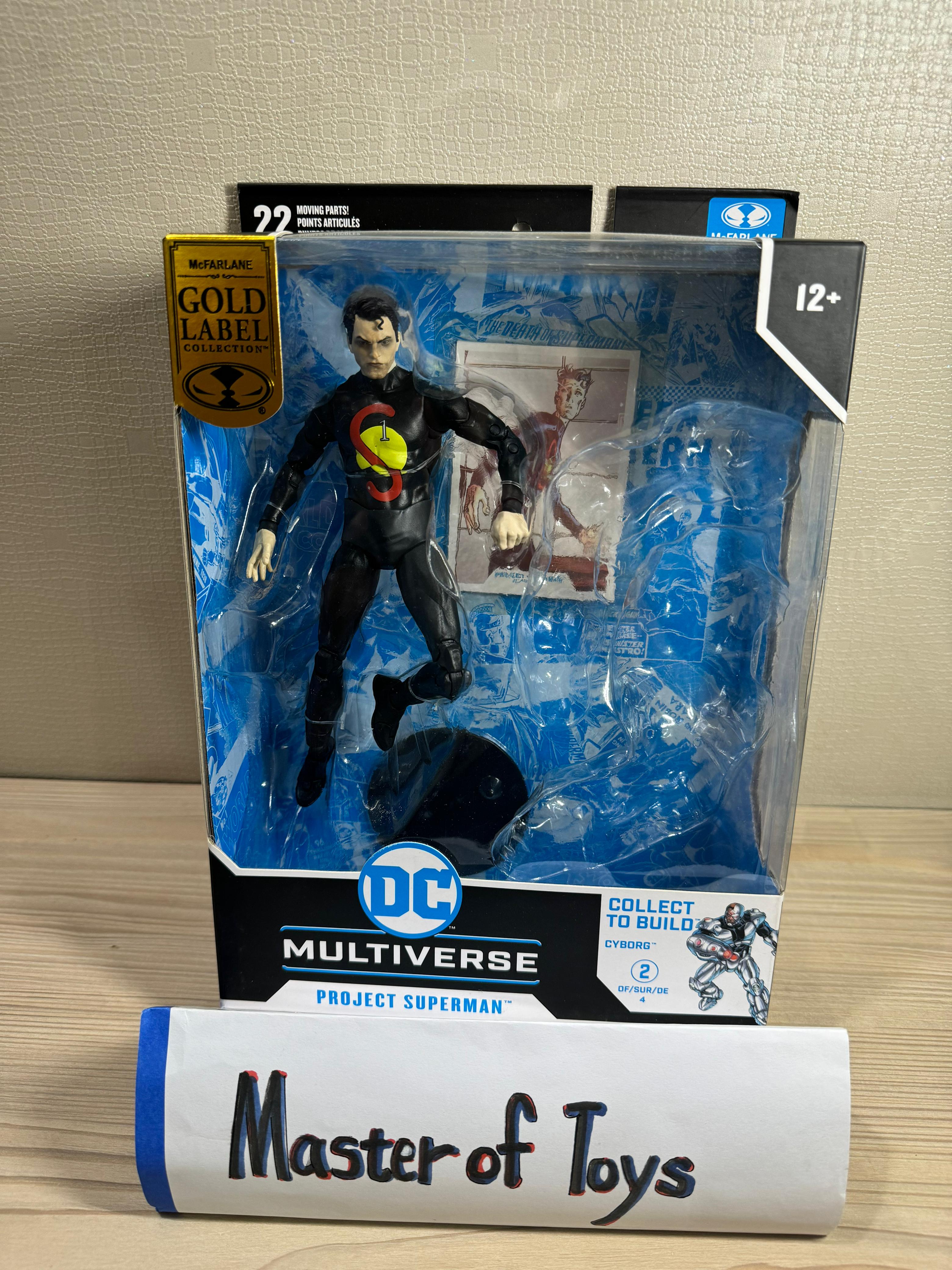 McFarlane DC Multiverse Project Superman Flashpoint Without CTB Gold Label Collection - Ready Stock