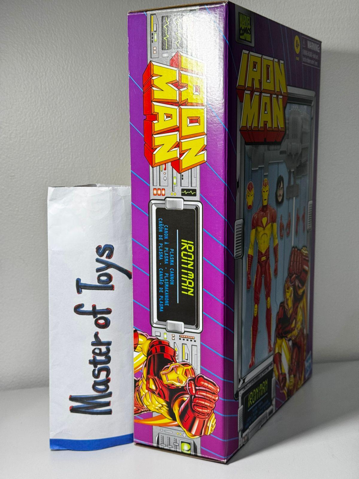 Hasbro Marvel Legends Retro Iron Man & Plasma Cannon Proton Vintage Animated BIB - Ready Stock