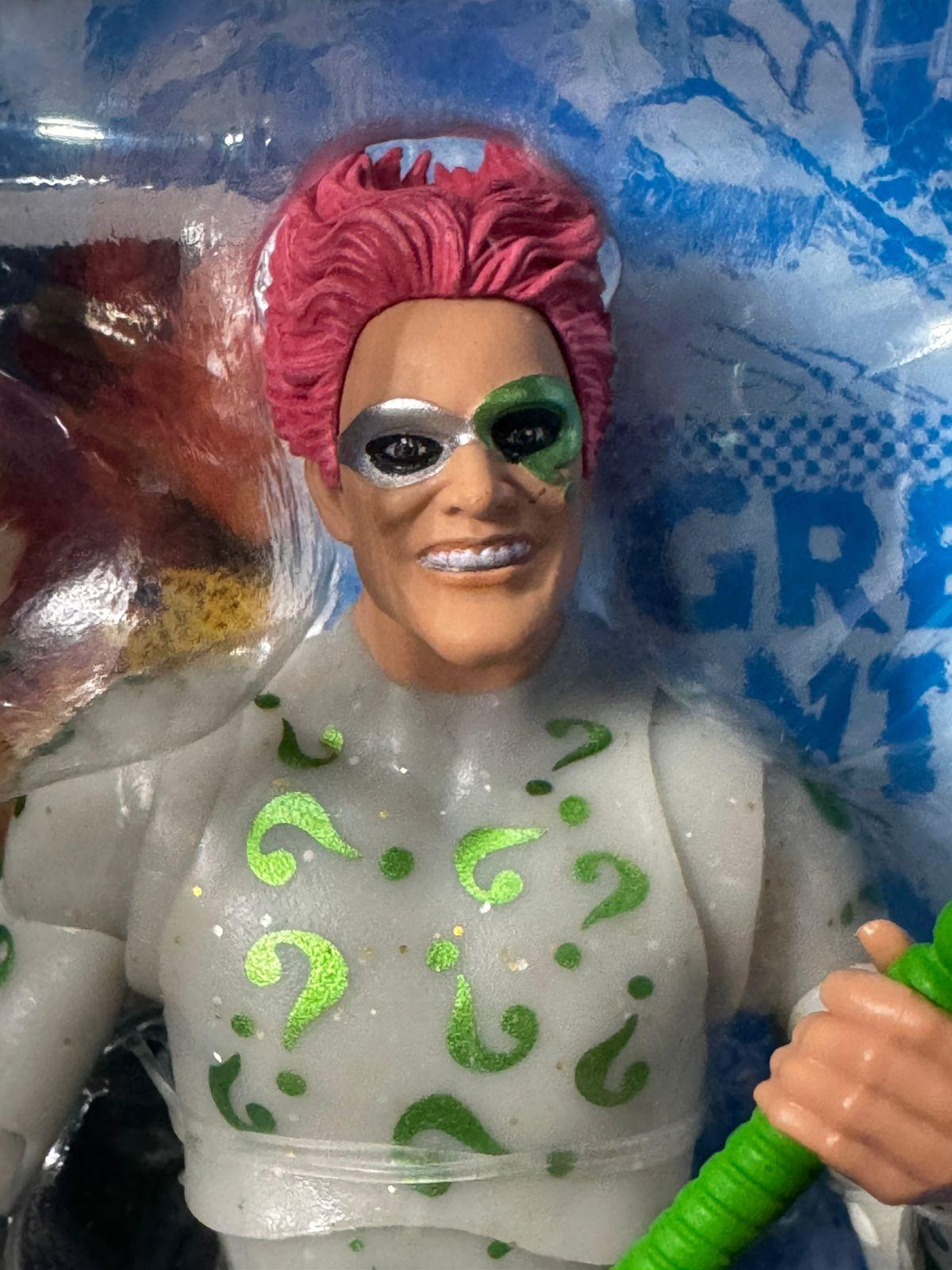 McFarlane DC Multiverse The Riddler Final Suit (Batman Forever) Red Platinum Edition - Ready Stock