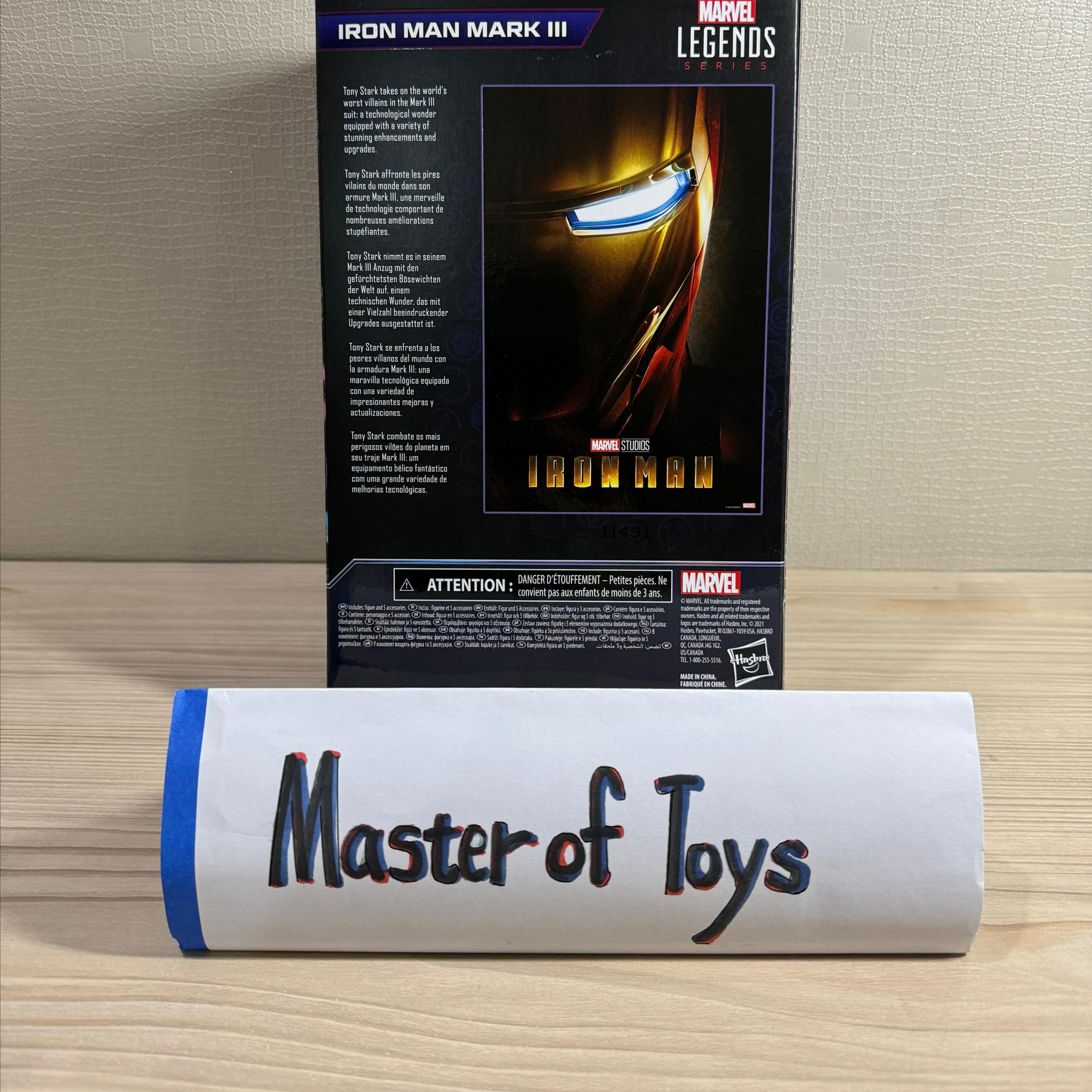 Hasbro Marvel Legends Series The Infinity Saga Iron Man Mark III Tony Stark - Ready Stock