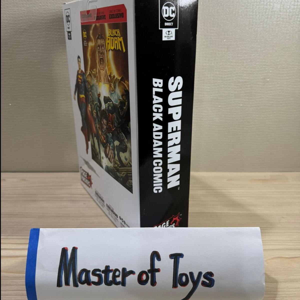 McFarlane DC Direct Superman Black Adam Comic Page Punchers Scott Kirkham Prianto - Ready Stock