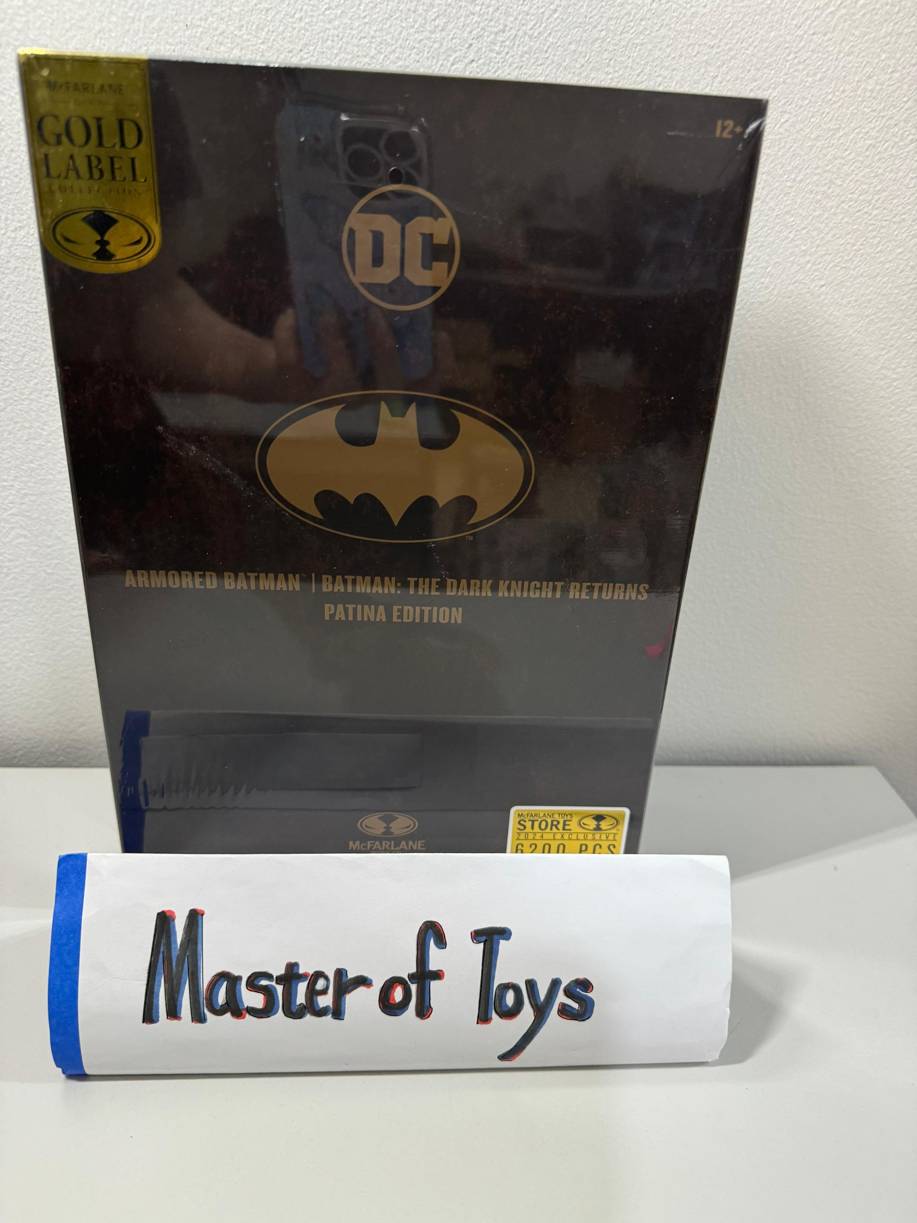 McFarlane Gold Label Collection Armored Batman (Batman: The Dark Knight Returns Patina Edition) - Ready Stock