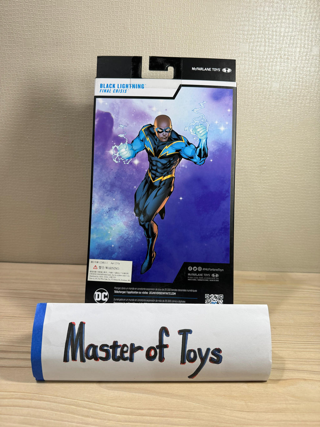 McFarlane DC Multiverse Black Lightning Final Crisis Gold Label Collection - Ready Stock