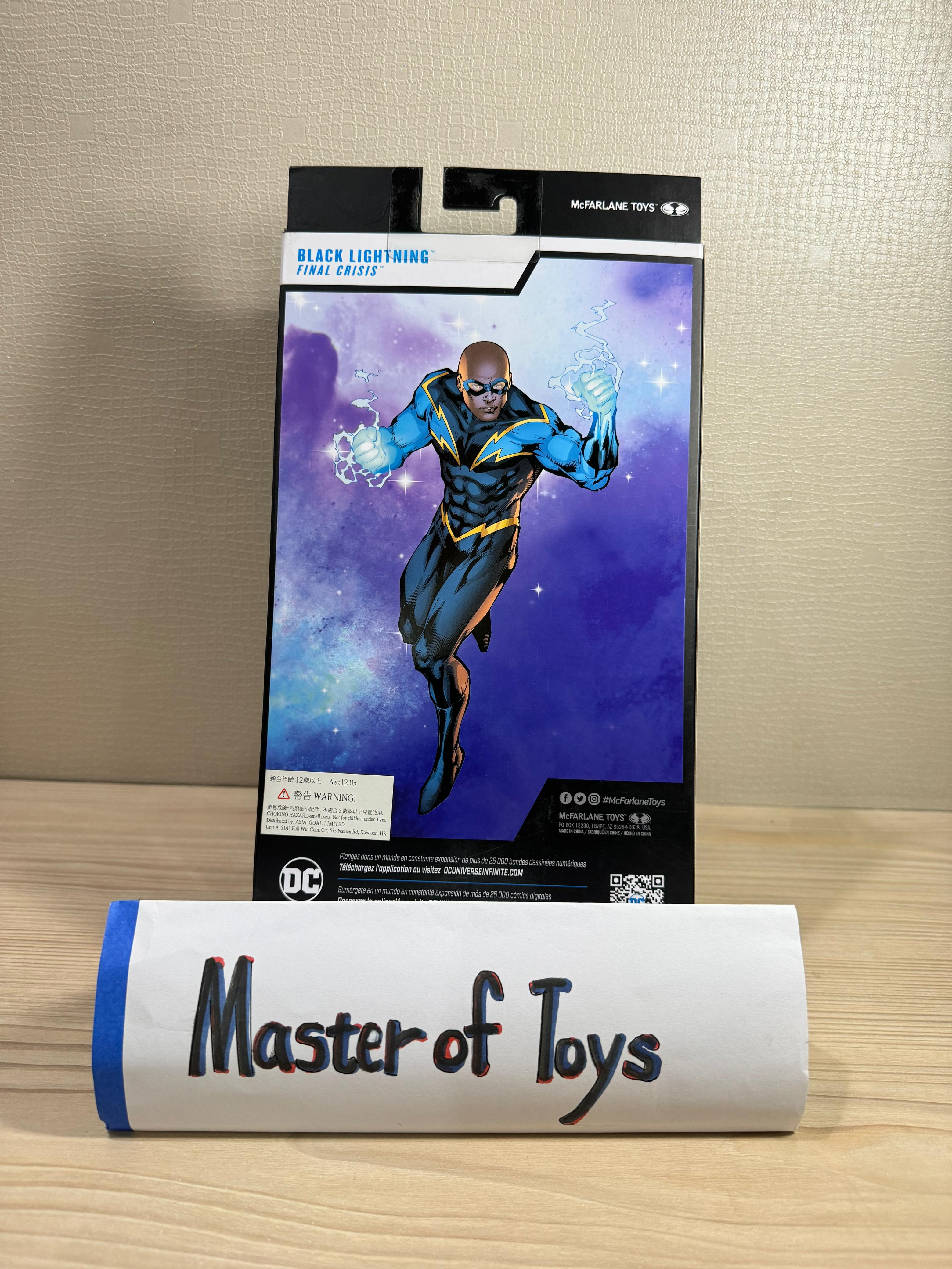 McFarlane DC Multiverse Black Lightning Final Crisis Gold Label Collection - Ready Stock