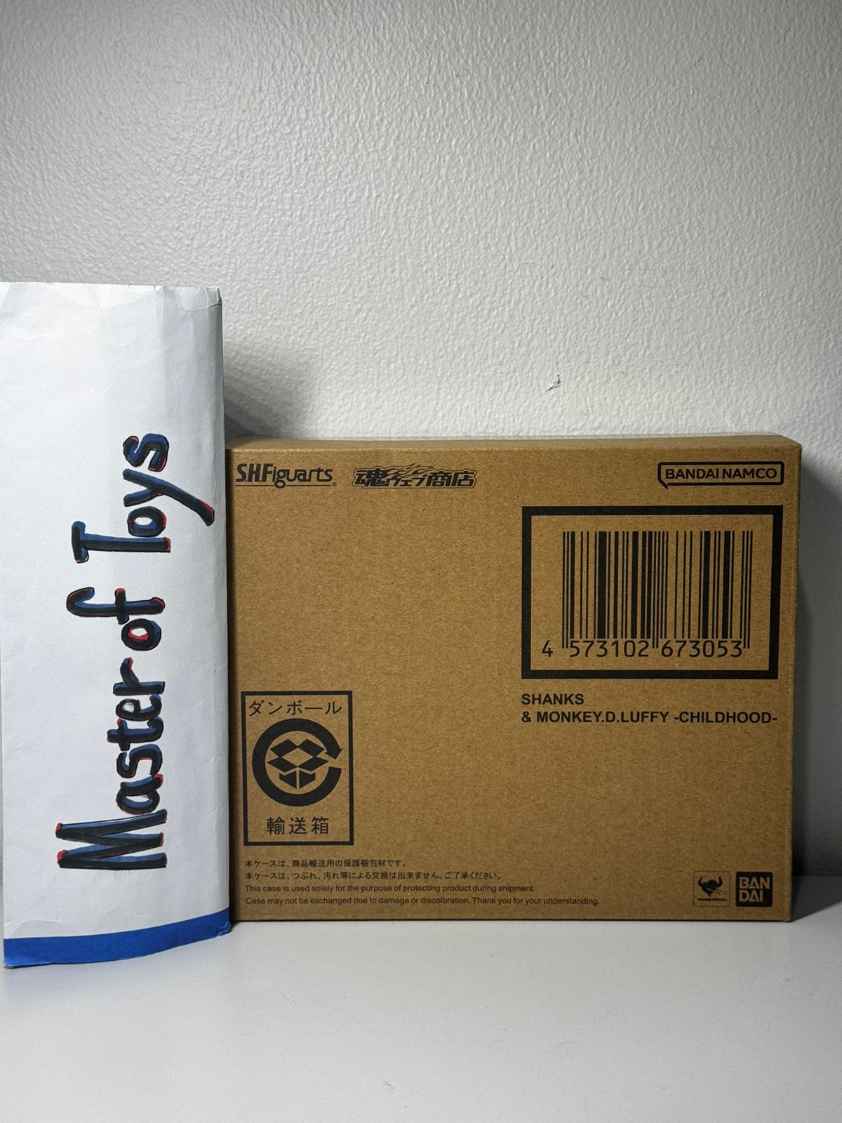 Bandai SHFiguarts Shanks & Monkey D Luffy (Childhood) - Ready Stock