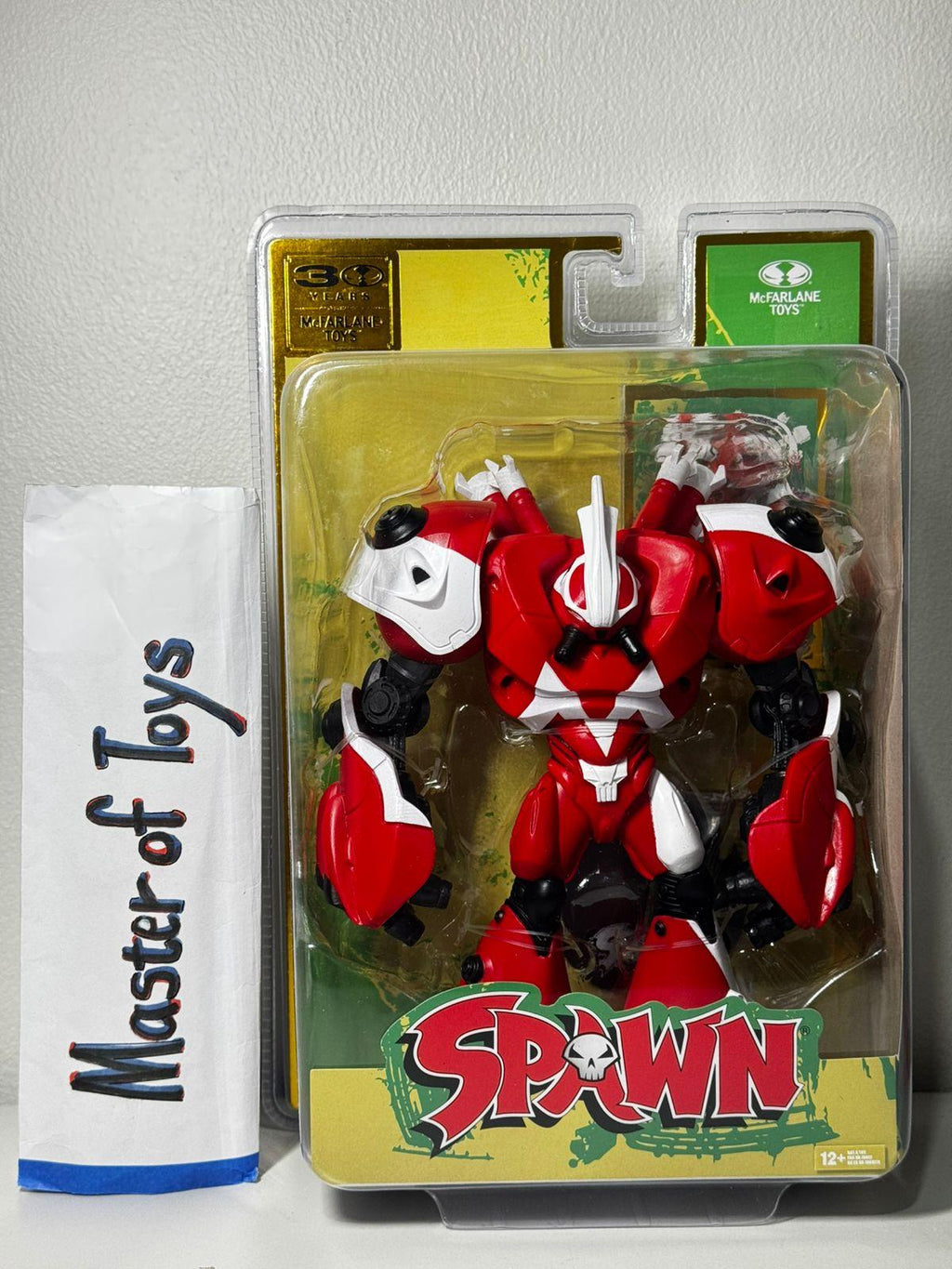McFarlane 30th Anniversary Spawn Robot Wars Spawn Autograph Series Gold Label - Ready Stock