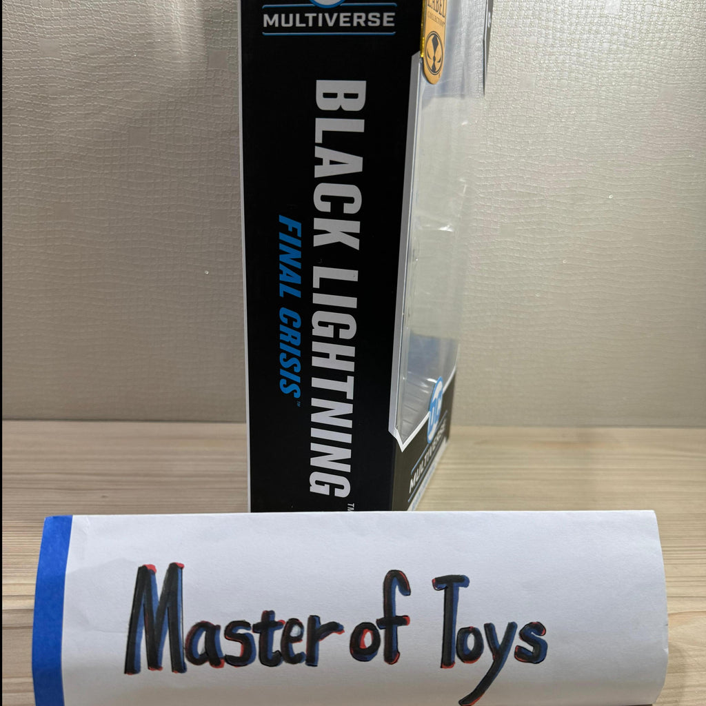 McFarlane DC Multiverse Black Lightning Final Crisis Gold Label Collection - Ready Stock
