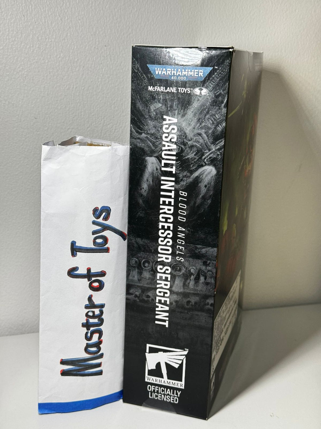 McFarlane Warhammer 40k Blood Angels Assault Intercessor Sergeant - Ready Stock