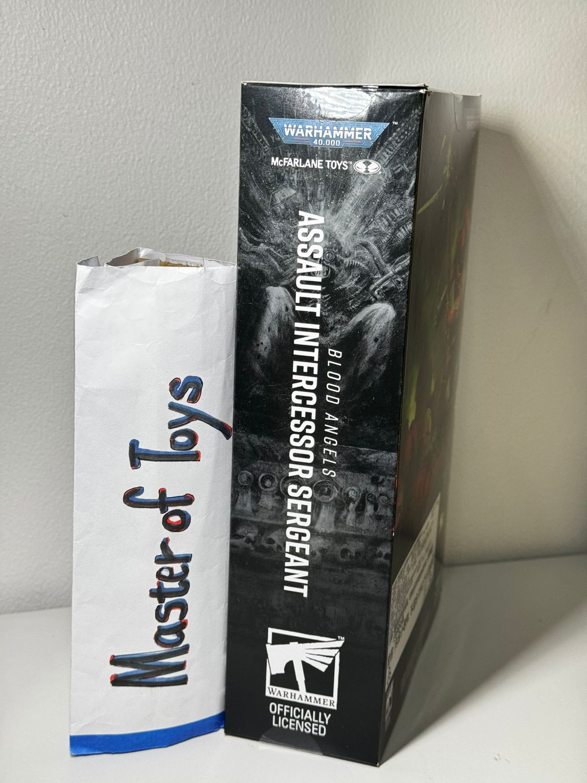 McFarlane Warhammer 40k Blood Angels Assault Intercessor Sergeant - Ready Stock