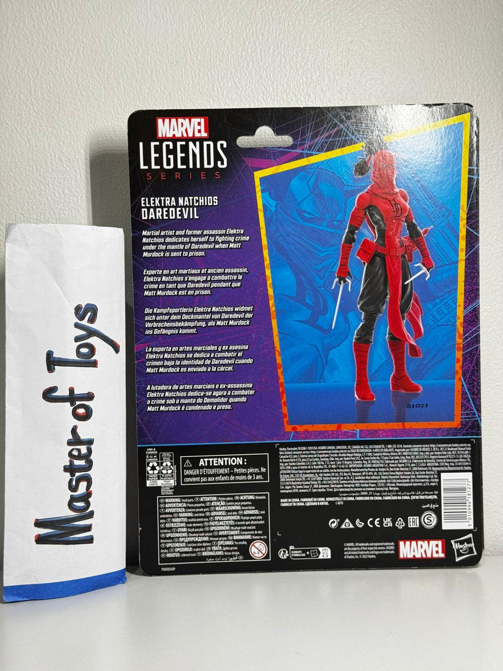 Hasbro Marvel Legends Spiderman Elektra Natchios Daredevil BIB - Ready Stock