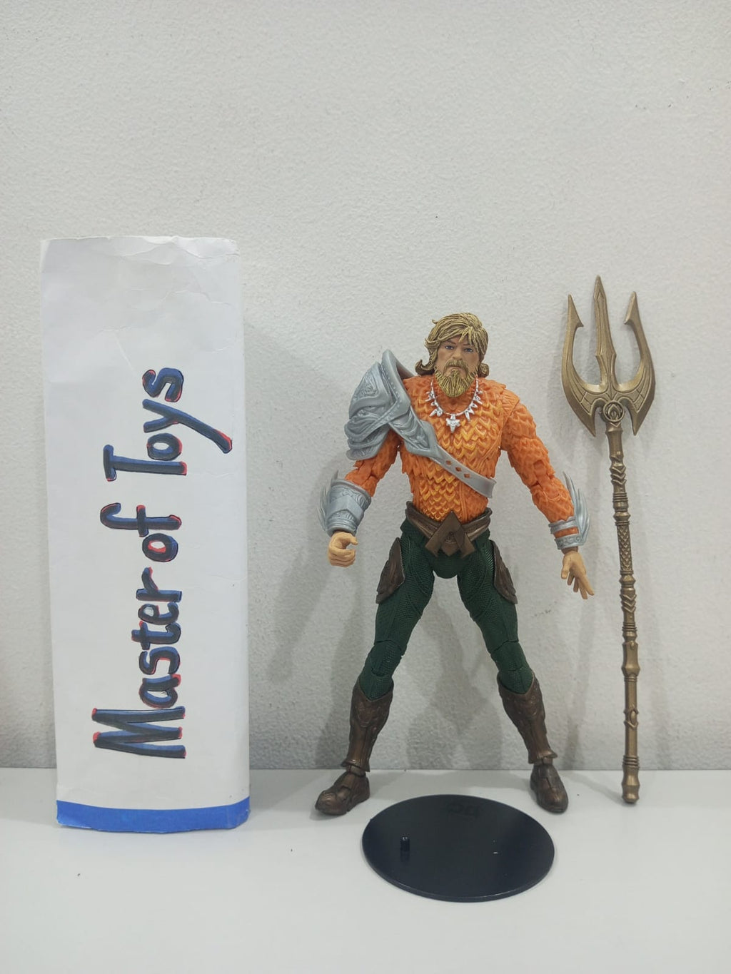 McFarlane DC Direct Page Punchers Aquaman No Box - Ready Stock